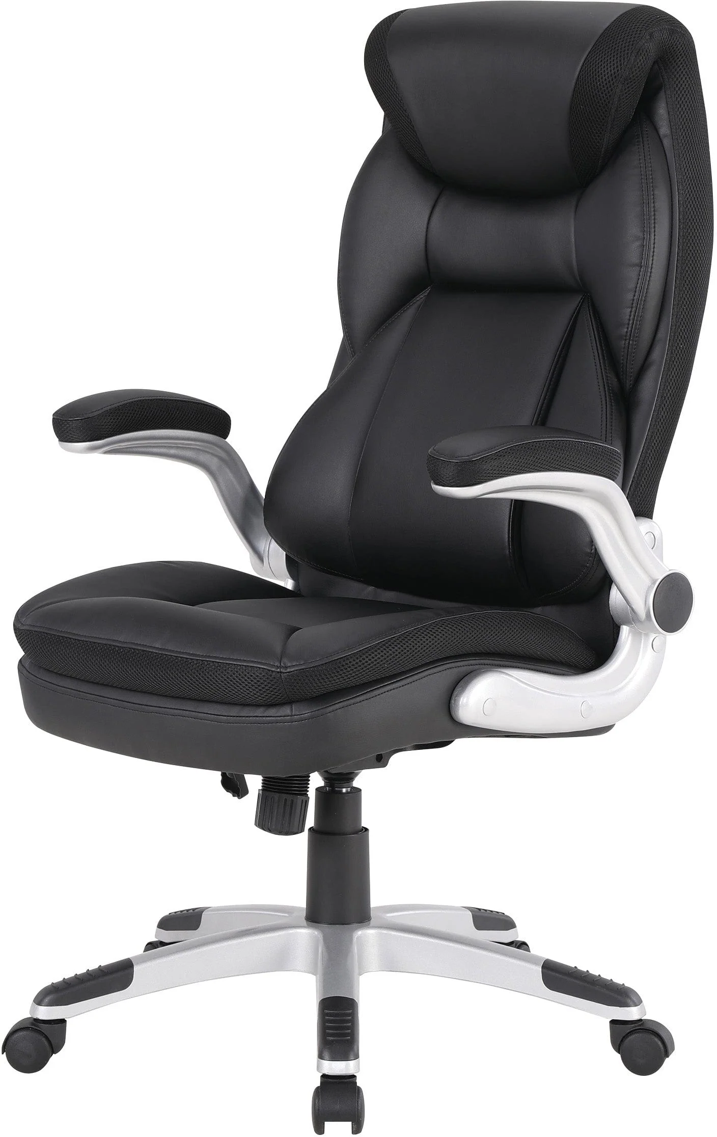 Office Star Exec Bonded Leather Office Chair with Nylon Base [ECH1705] - Image 6