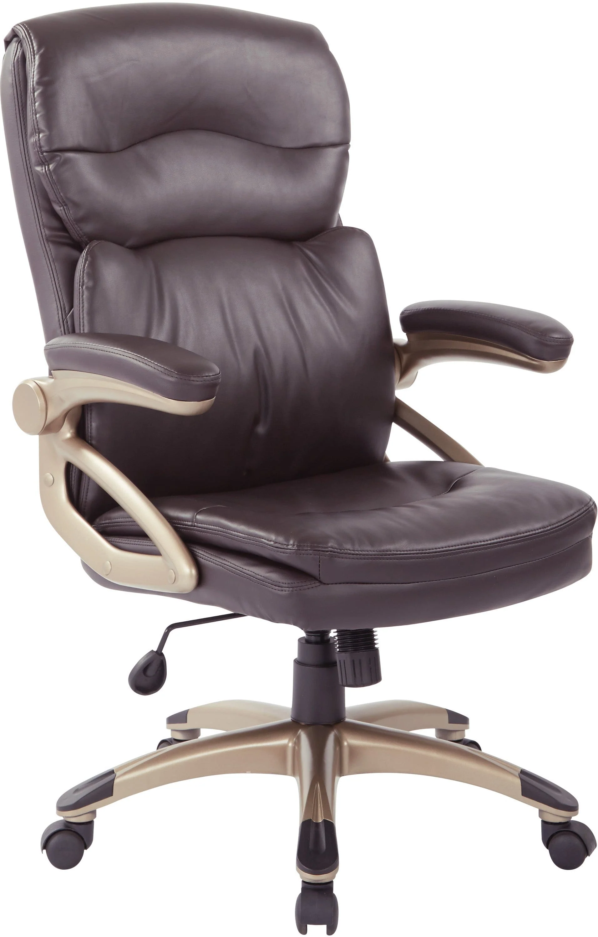 Office Star High Back Espresso Leather Executive Manager's Chair [ECH91231]