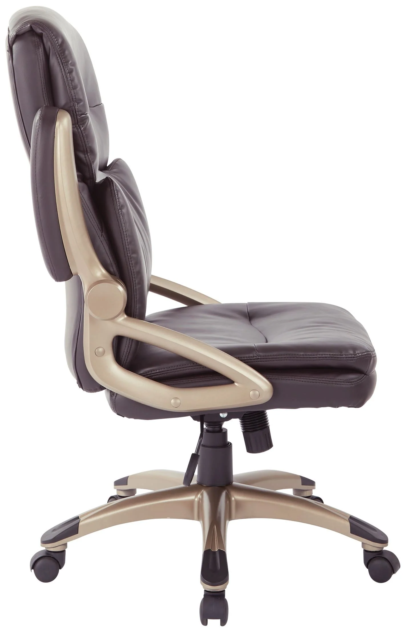 Office Star High Back Espresso Leather Executive Manager's Chair [ECH91231] - Image 2