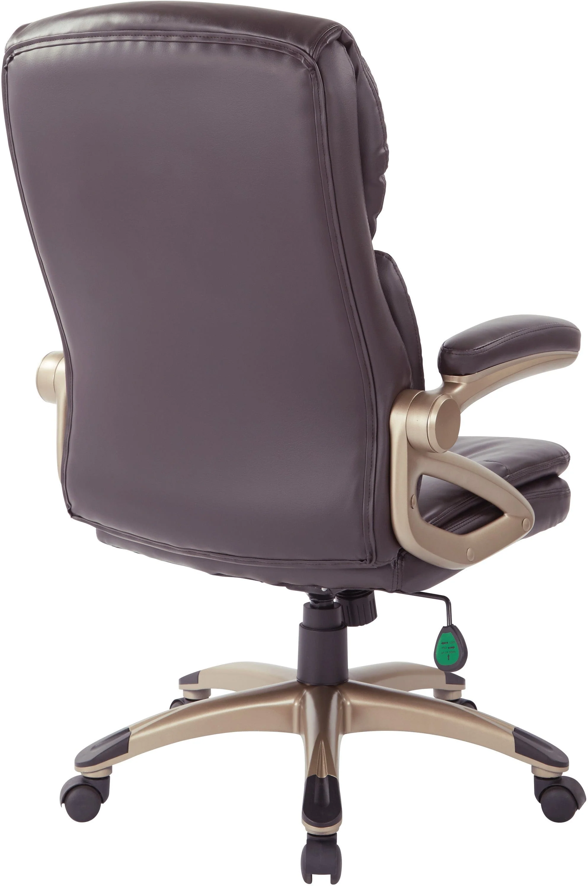Office Star High Back Espresso Leather Executive Manager's Chair [ECH91231] - Image 4