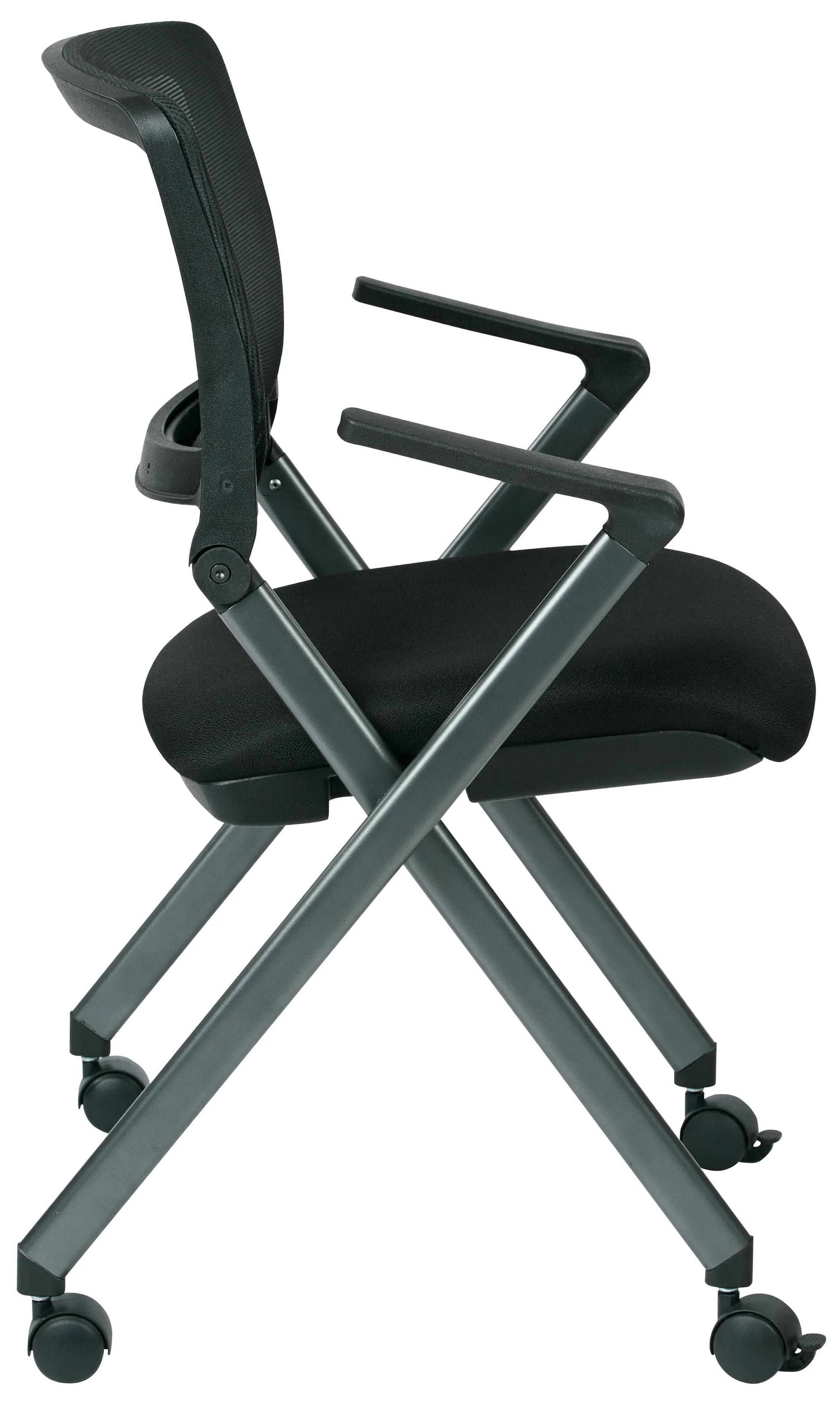 Work Smart™ Folding Chair Screen Back Custom Fabric, 2-Pack [FC8487] - Image 2