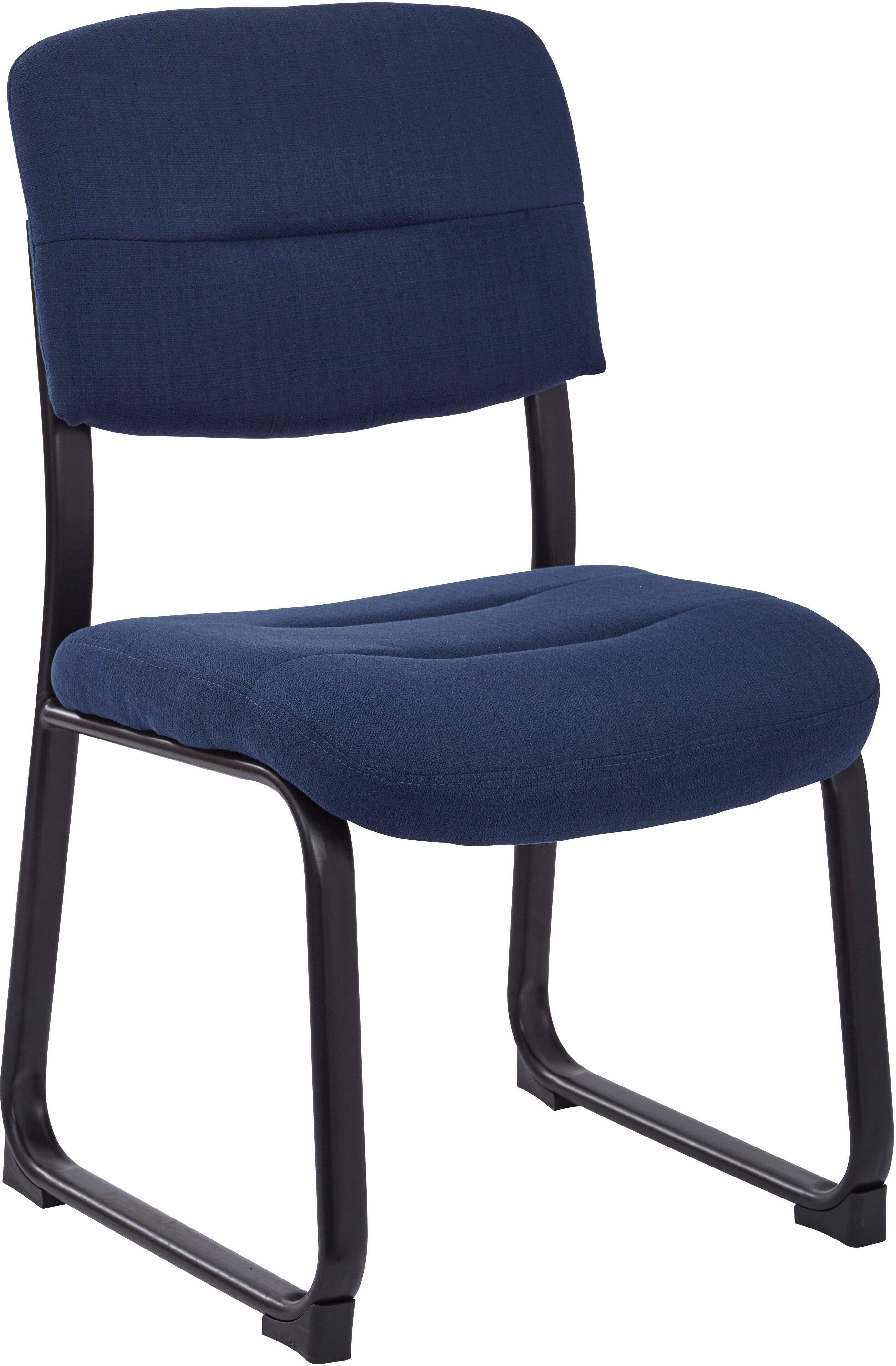 Office Star Work Smart™ Armless Visitor's Chair with Sled Base [FL1033]
