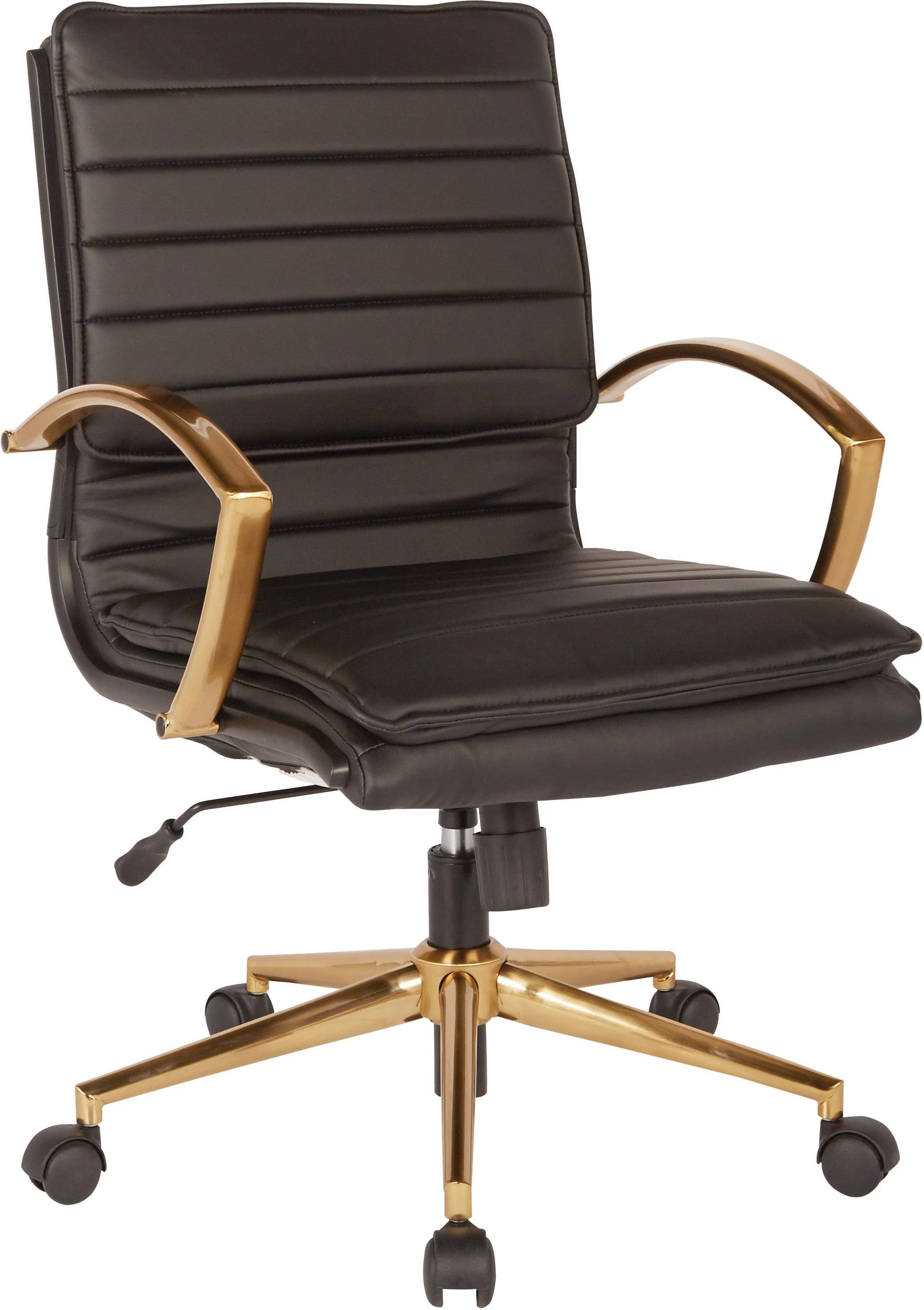 Office Star Mid-Back Faux Leather Chair [FL23591G] - Image 4