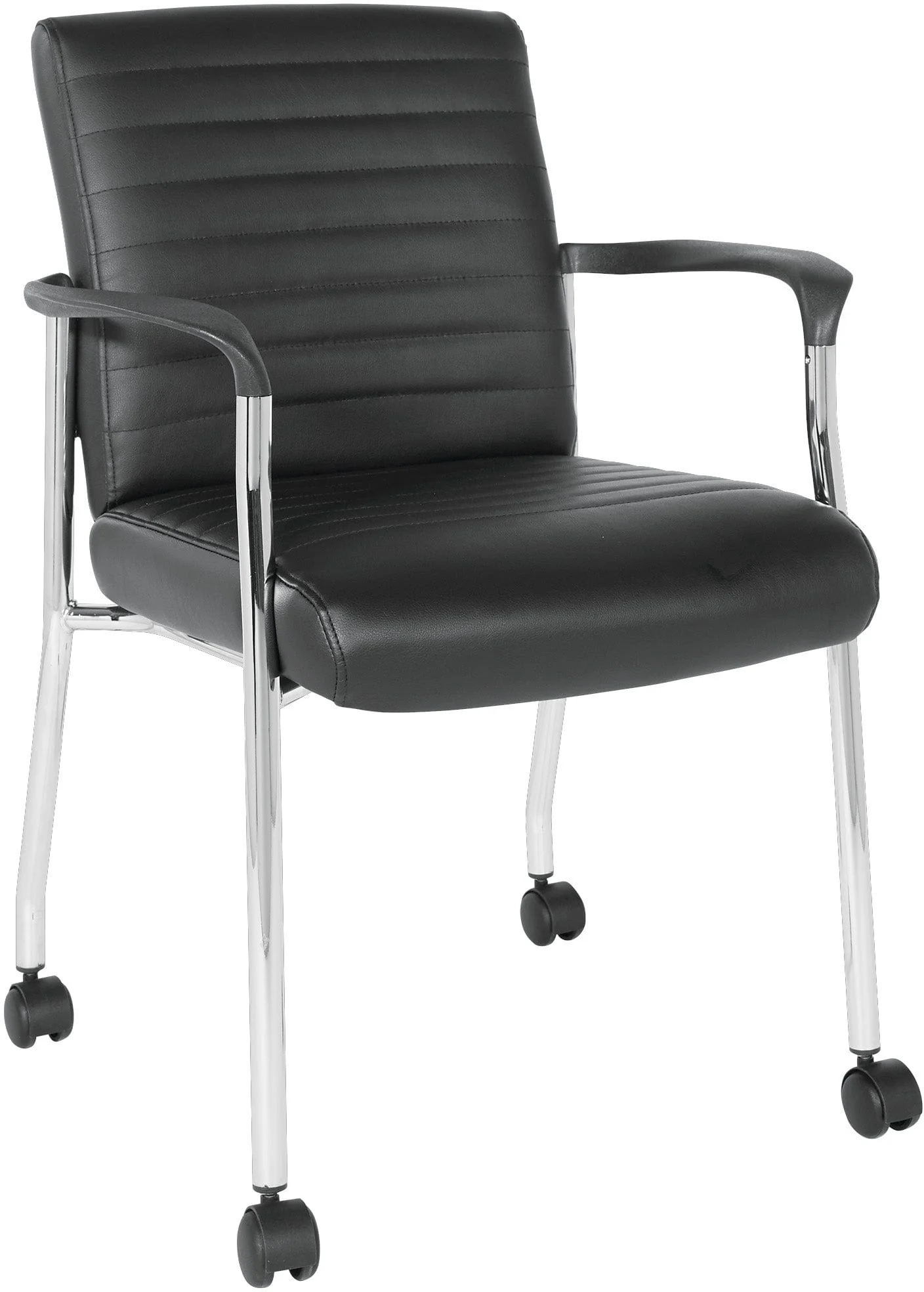 Office Star Guest Chair with Casters [FL38640] - Image 3