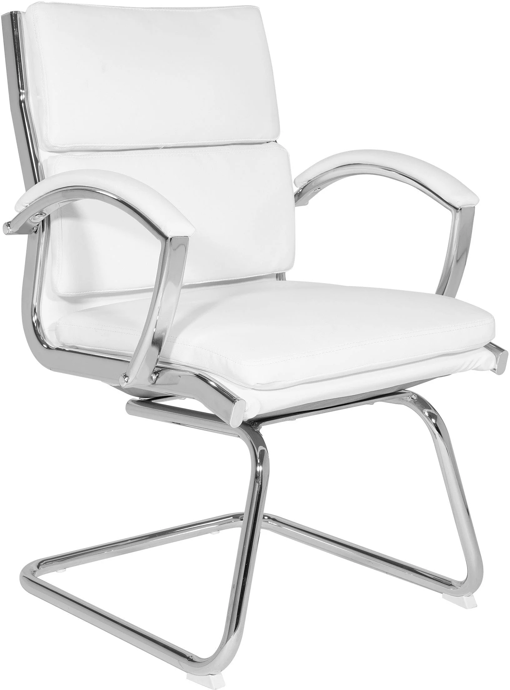 Office Star Mid-Back Faux Leather Visitor's Chair [FL5385C]