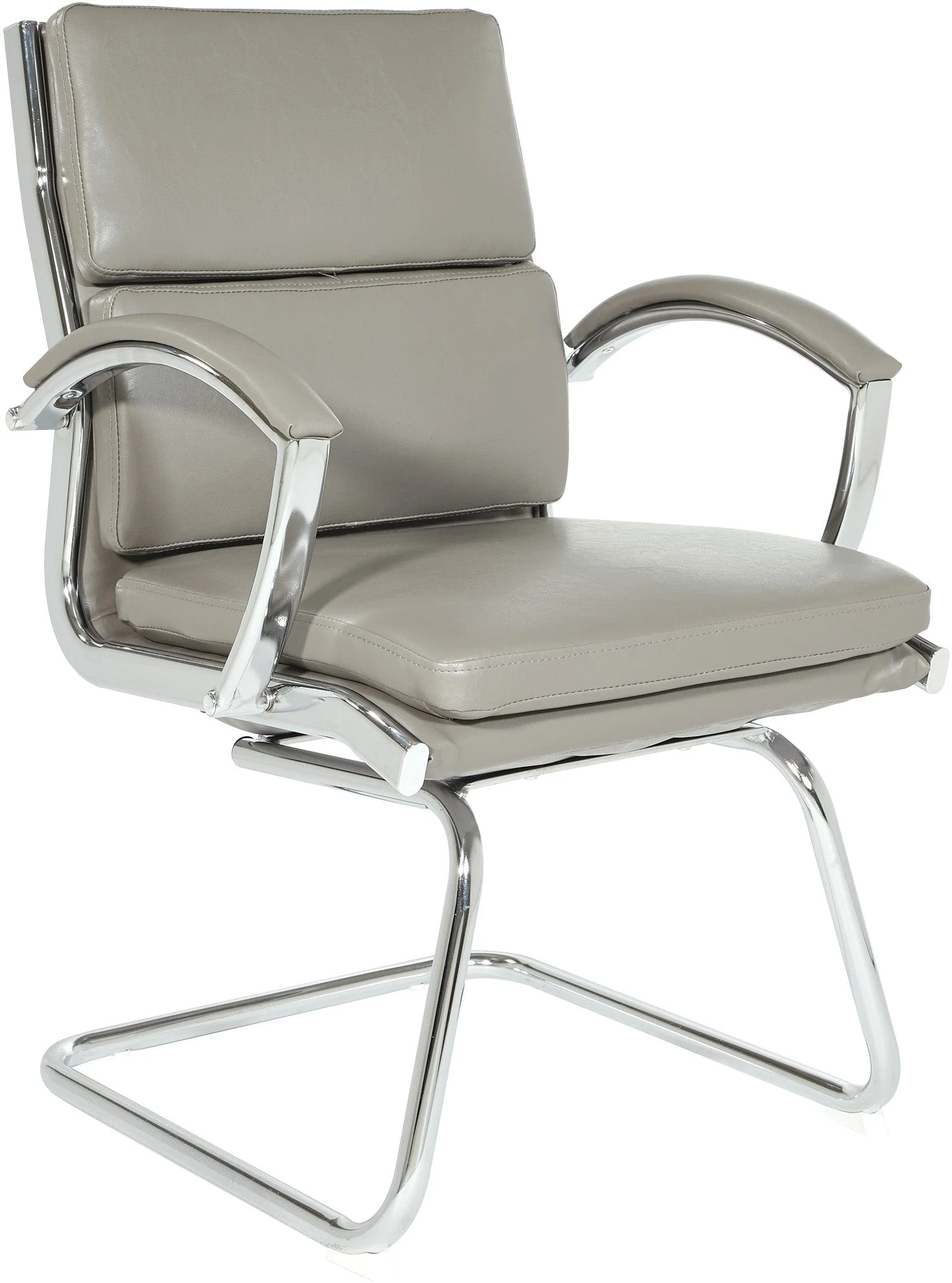 Office Star Mid-Back Faux Leather Visitor's Chair [FL5385C] - Image 2