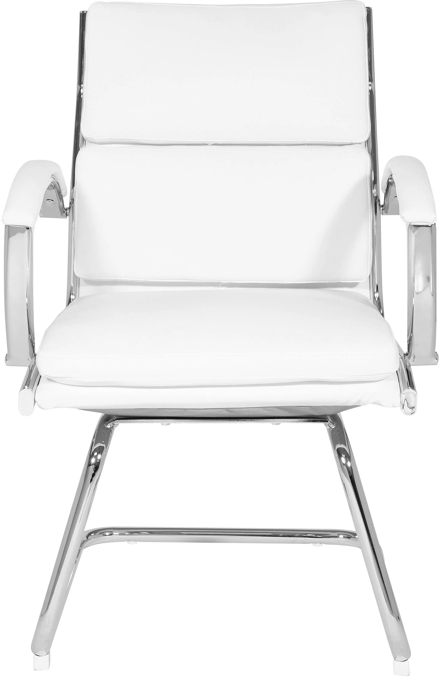 Office Star Mid-Back Faux Leather Visitor's Chair [FL5385C] - Image 5