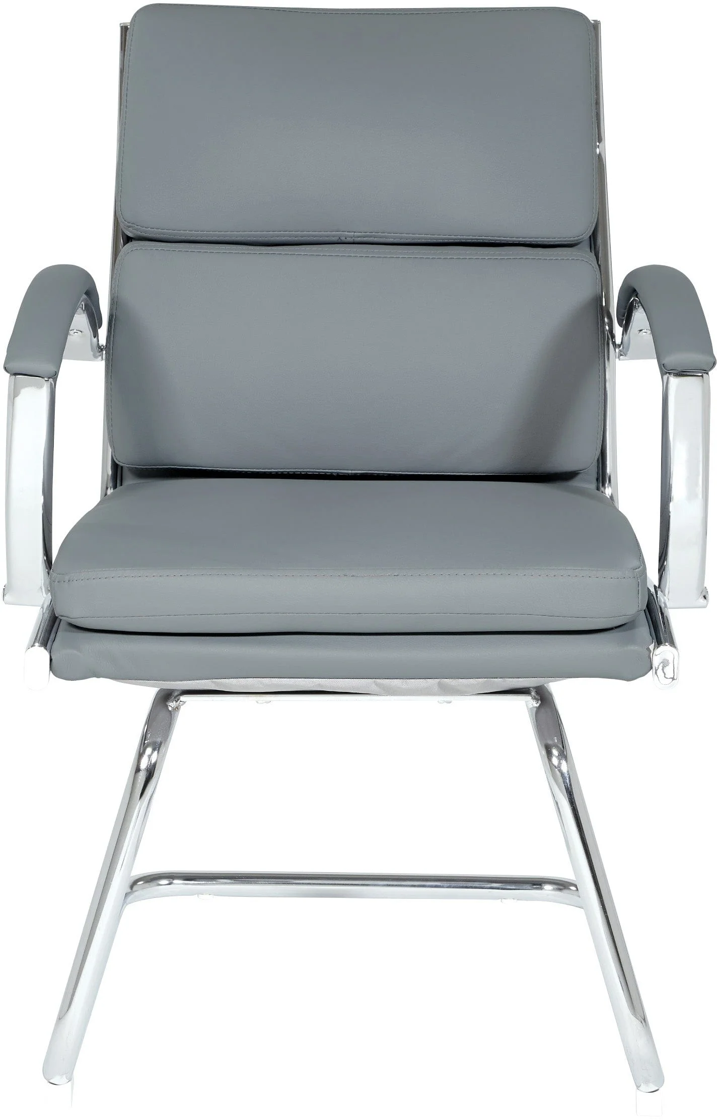 Office Star Mid-Back Faux Leather Visitor's Chair [FL5385C] - Image 7
