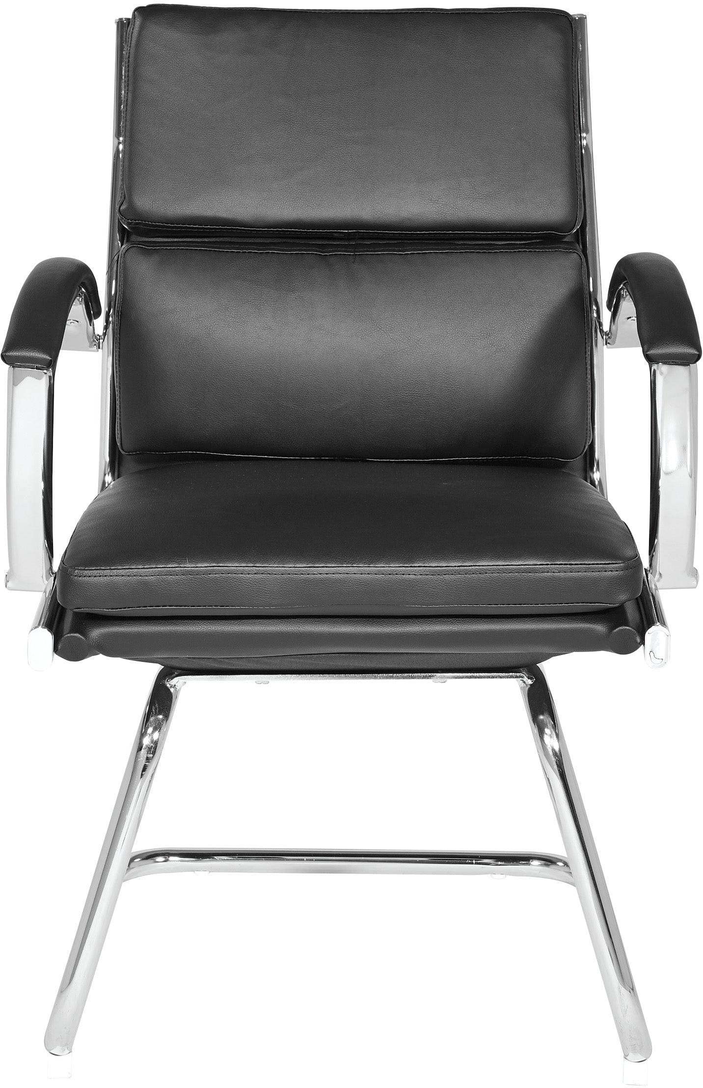 Office Star Mid-Back Faux Leather Visitor's Chair [FL5385C] - Image 8