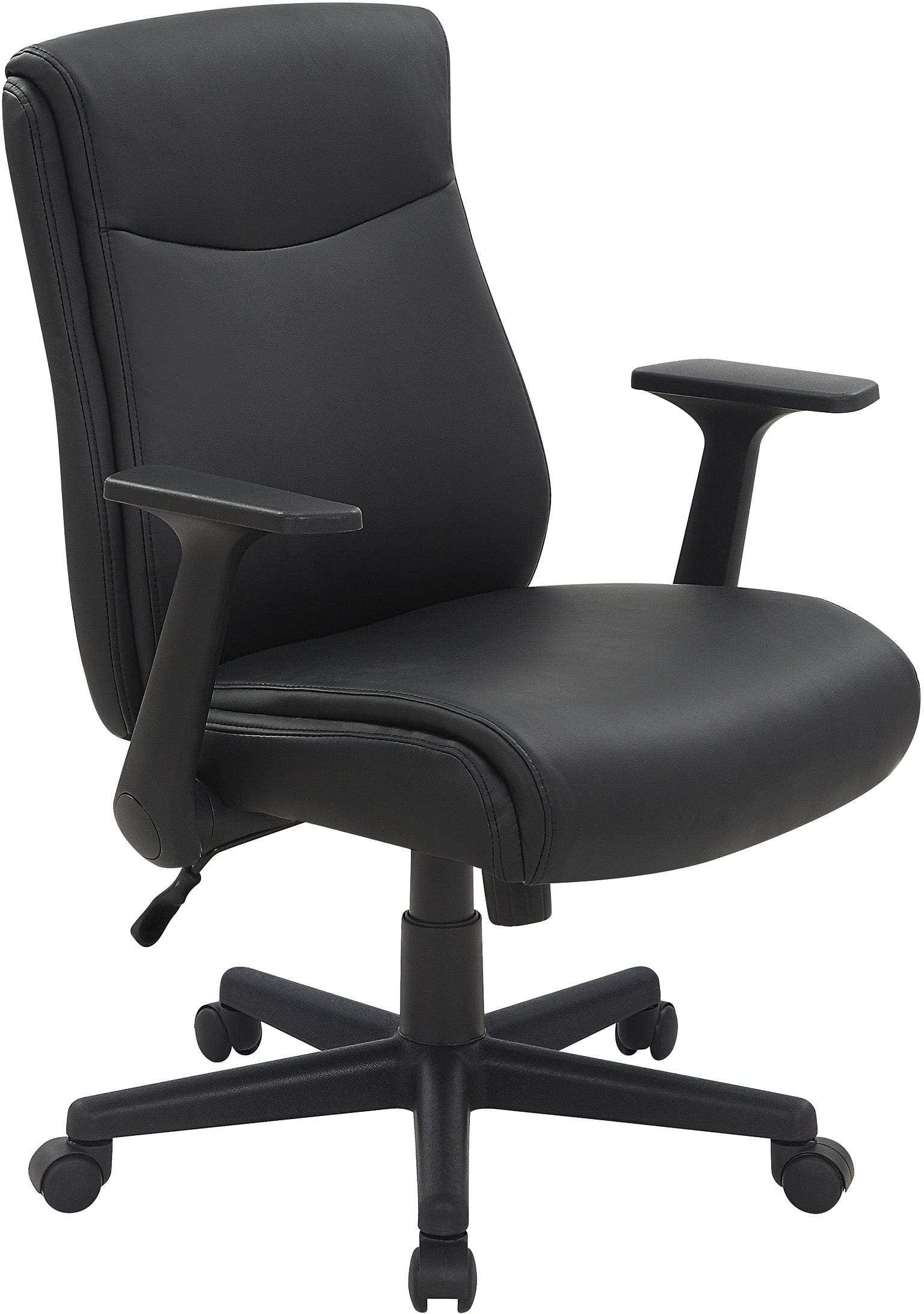 Office Star Mid Back Managers Chair with Flip Away Arms [FL91201] - Image 4