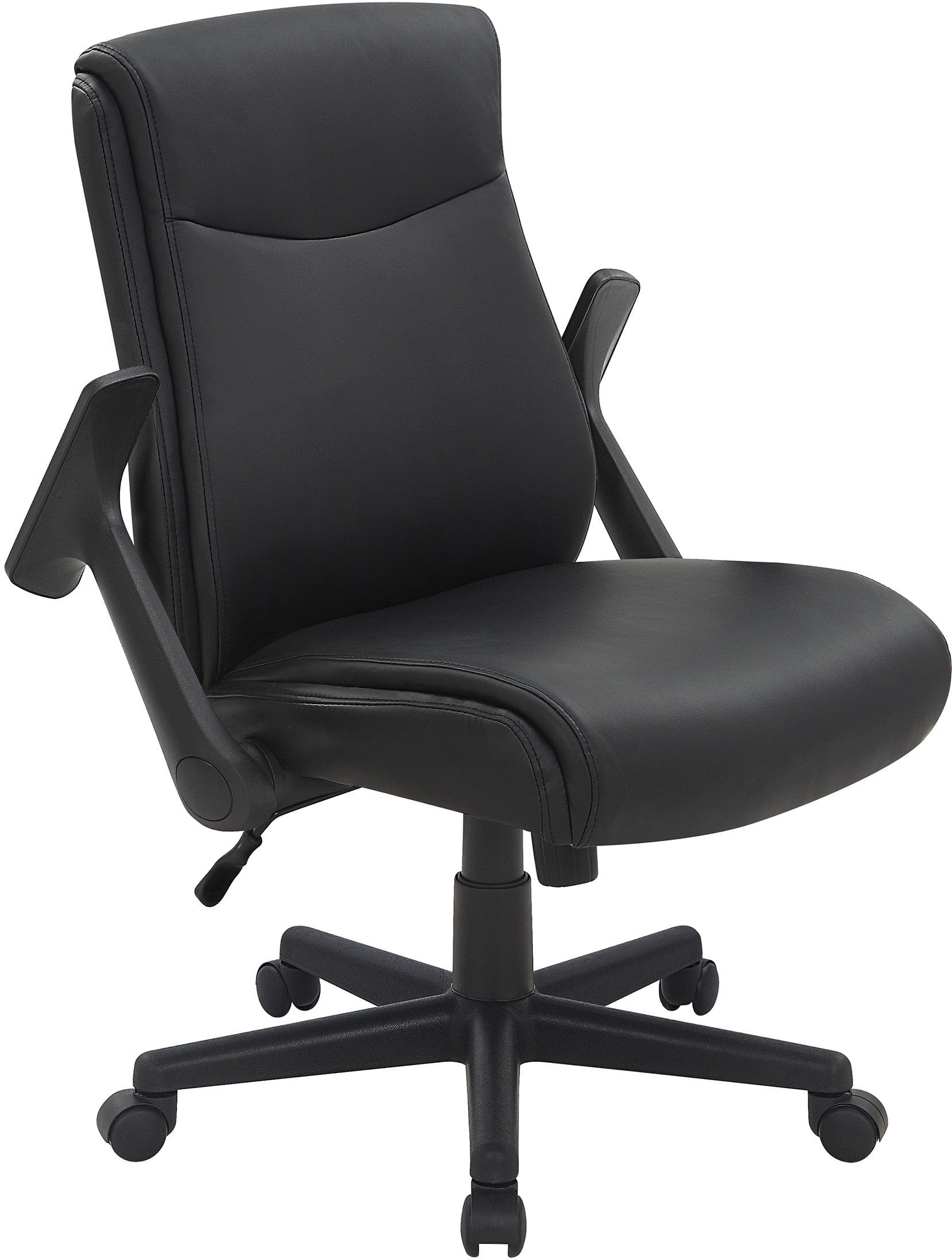 Office Star Mid Back Managers Chair with Flip Away Arms [FL91201] - Image 6