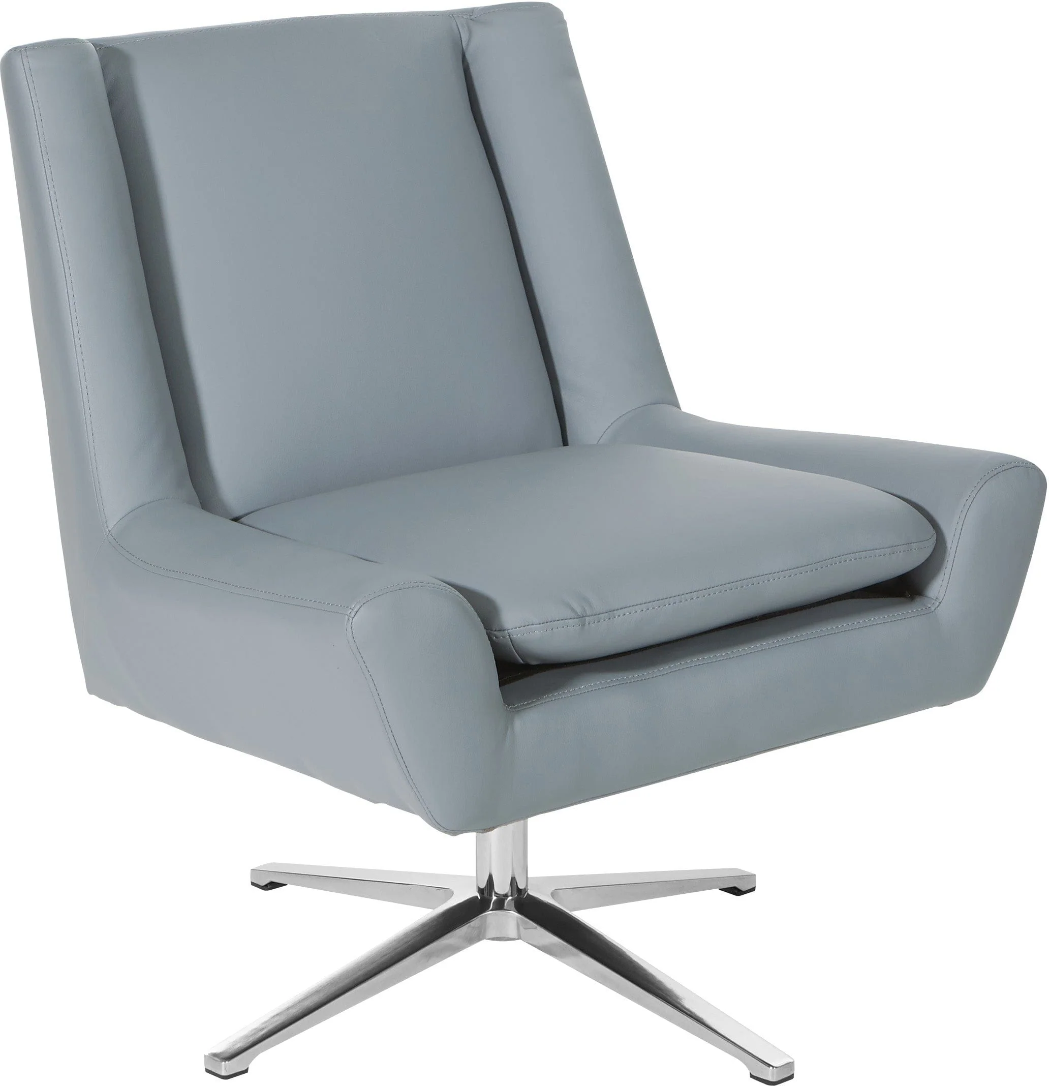 Office Star Faux Leather Guest Chair [FLH5969AL] - Image 2