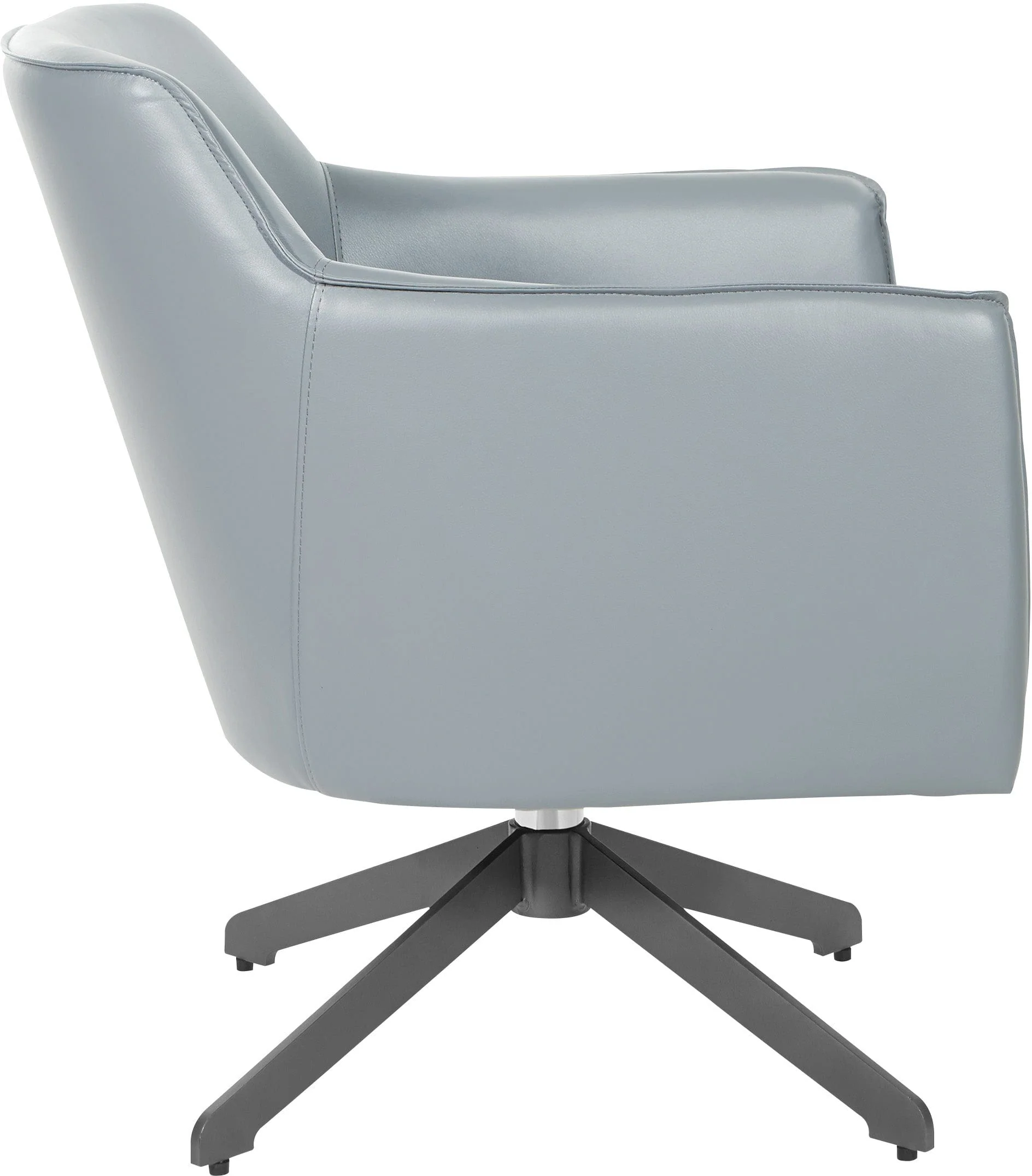 Office Star Faux Leather Guest Chair [FLH5974BK] - Image 5