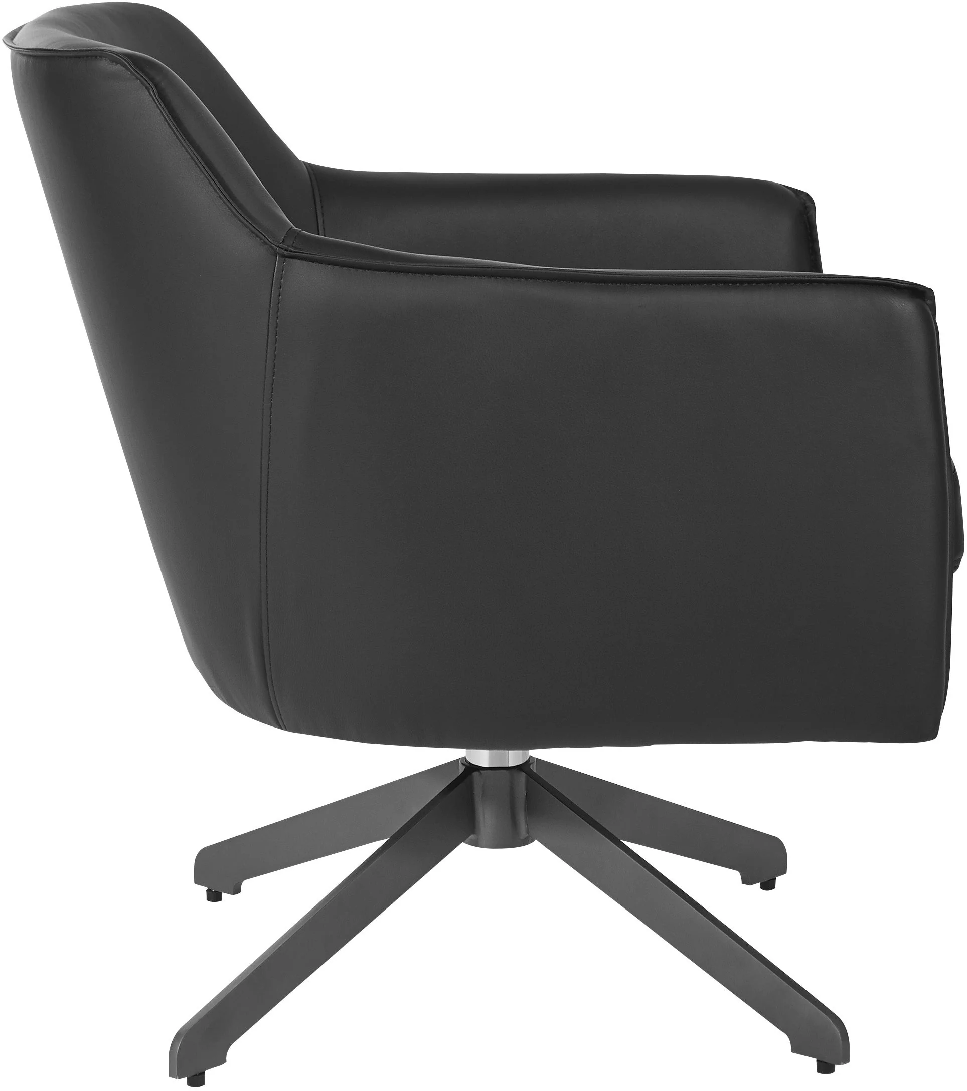 Office Star Faux Leather Guest Chair [FLH5974BK] - Image 6