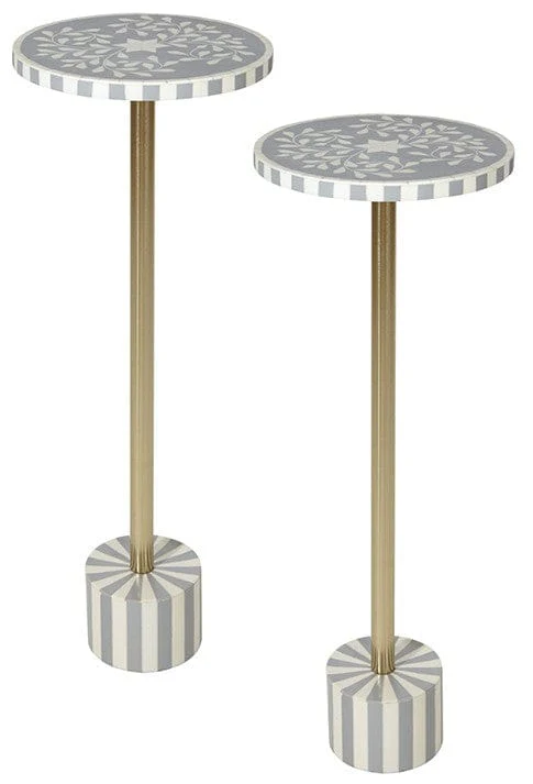Office Star OSP Designs  Mosaic Accent Drink Table, 2-Pack [GCRRT] - Image 8
