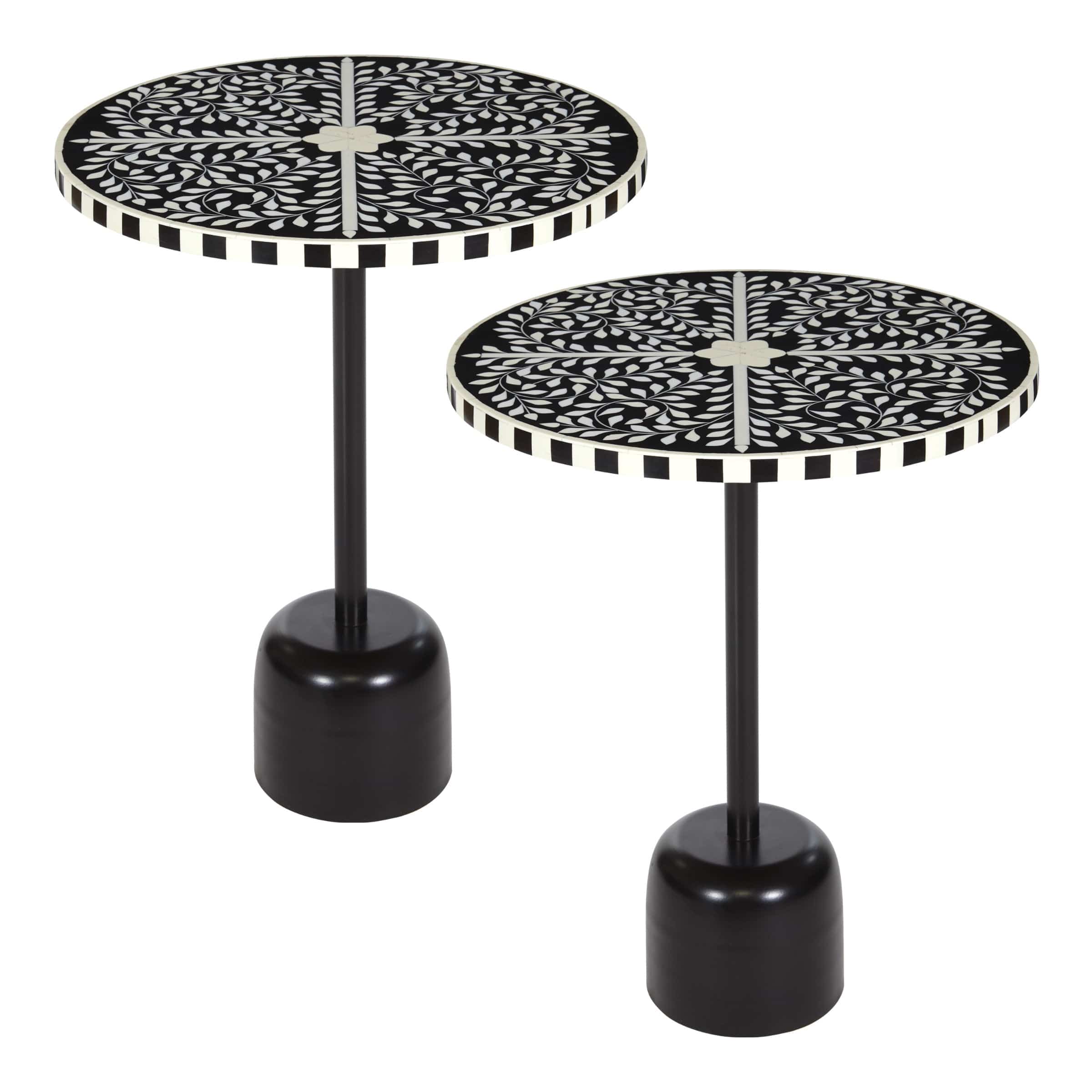 Office Star OSP Designs Mosaic Accent Table, 2-Pack [GCST]