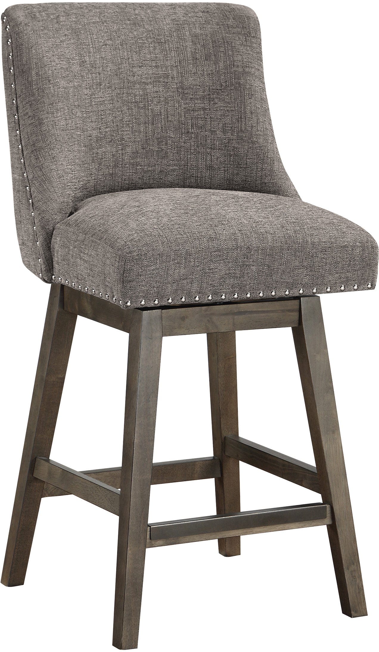 Office Star Granville 26" Swivel Stool [GVL26GY] - Image 3