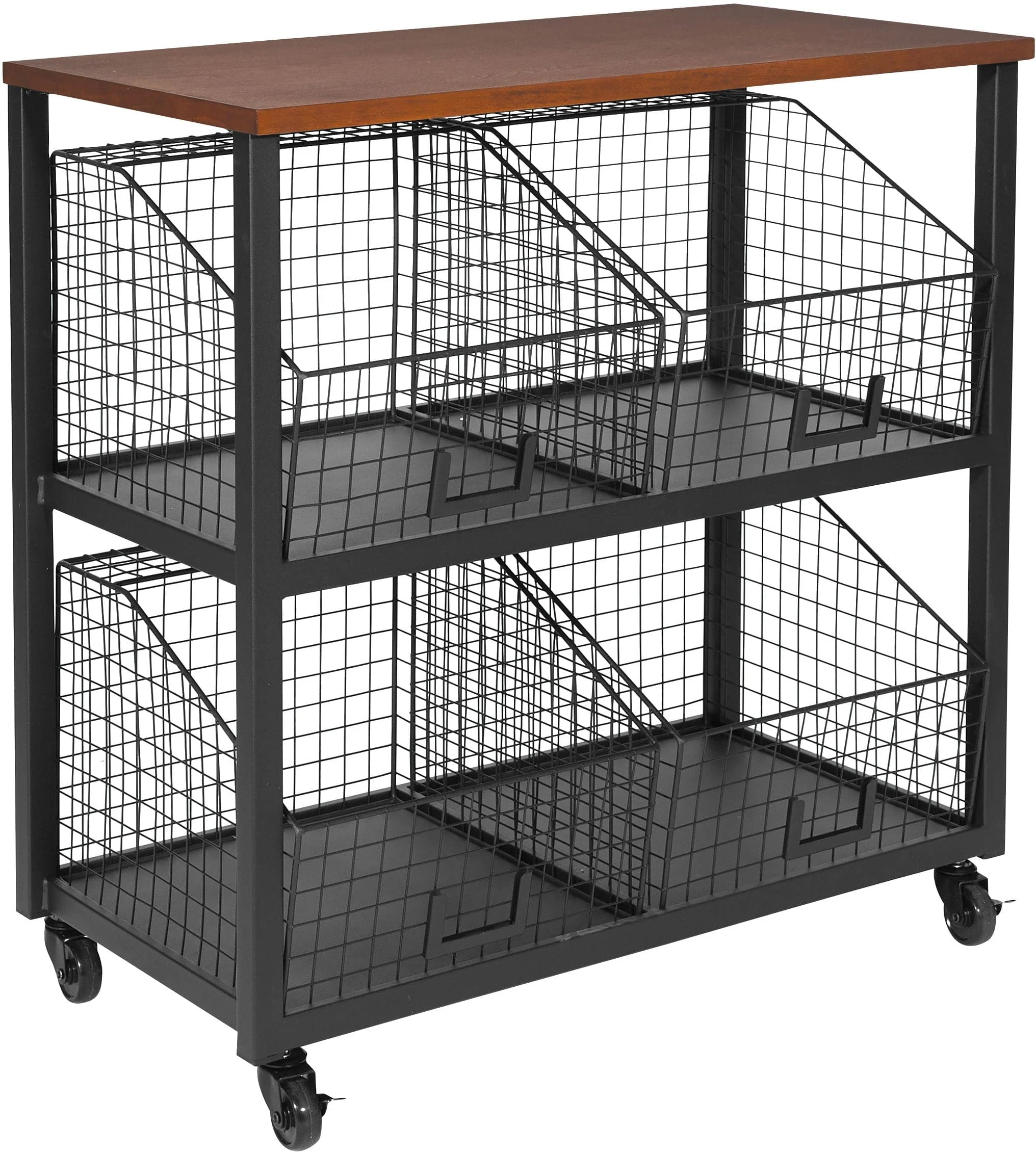 Office Star Hanover Storage Console in Sumatra Finish [HAN990] - Image 2