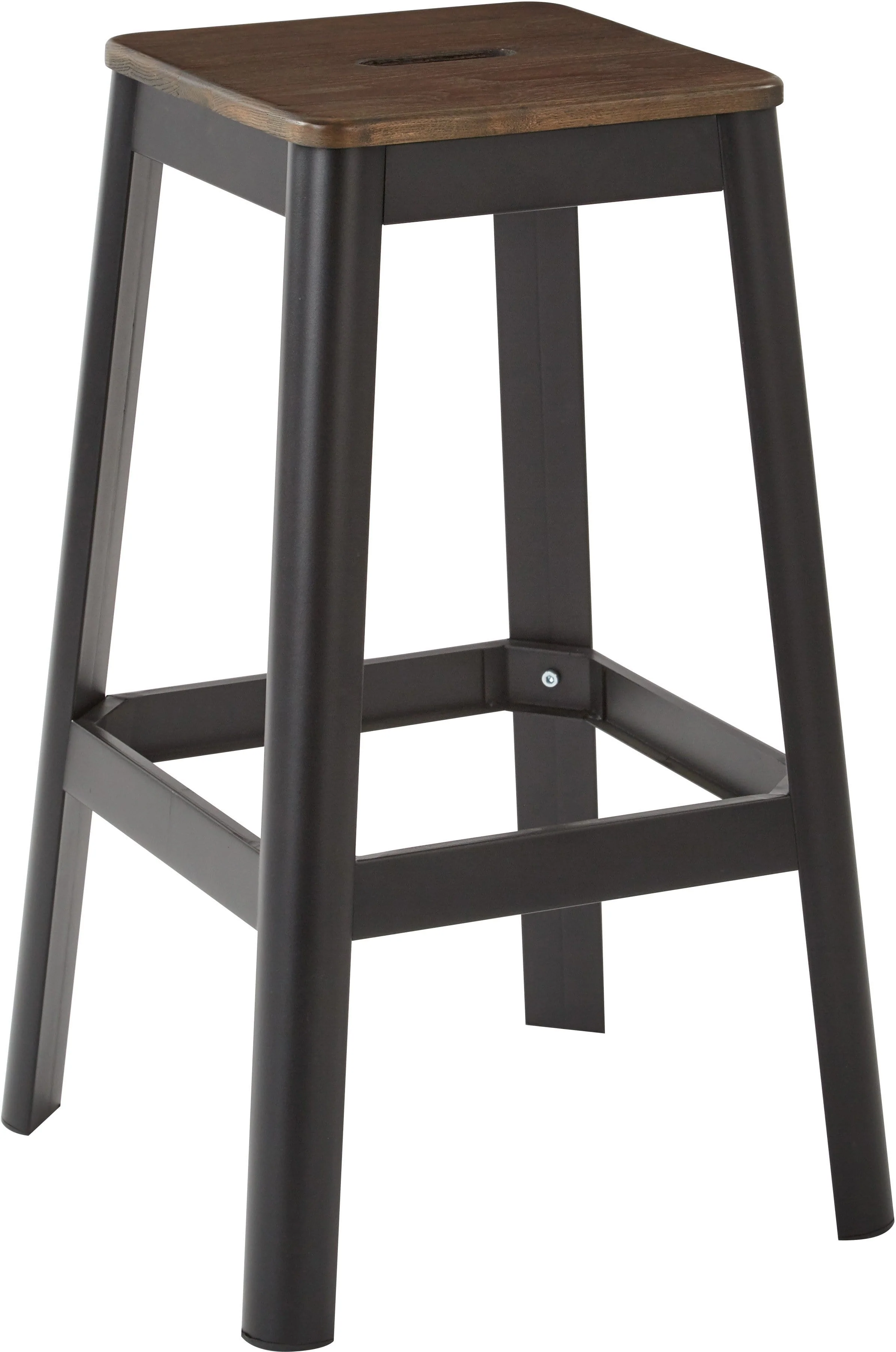 Office Star OSP Designs Hammond 30" Metal Stool Darkwood / [HMM9430D] - Image 3