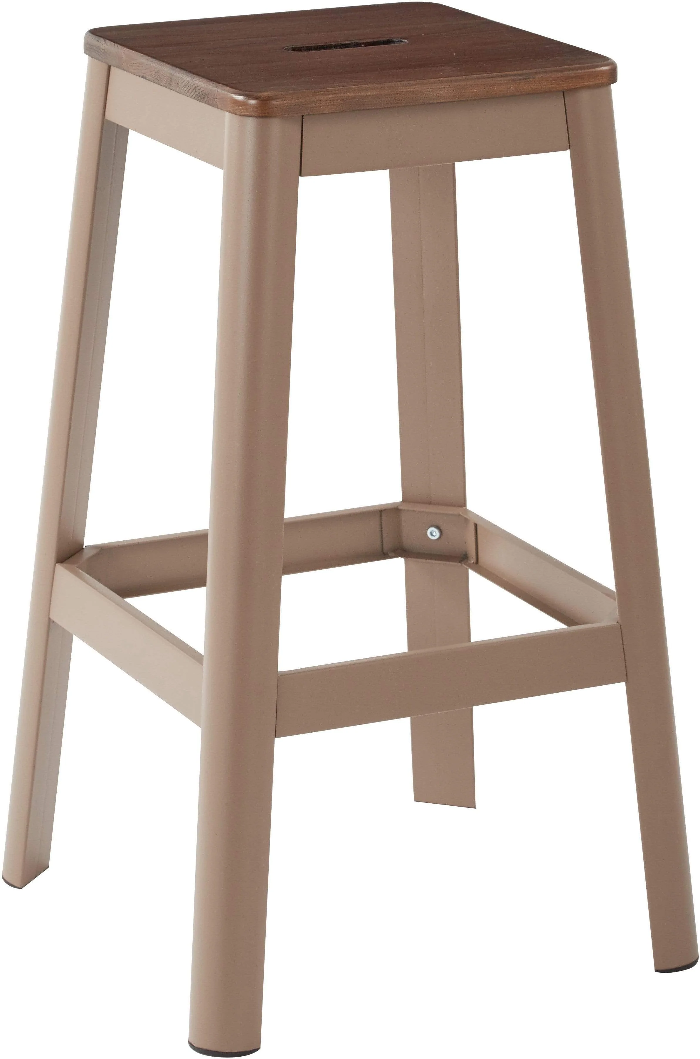 Office Star OSP Designs Hammond 30" Metal Stool Darkwood / [HMM9430D] - Image 4
