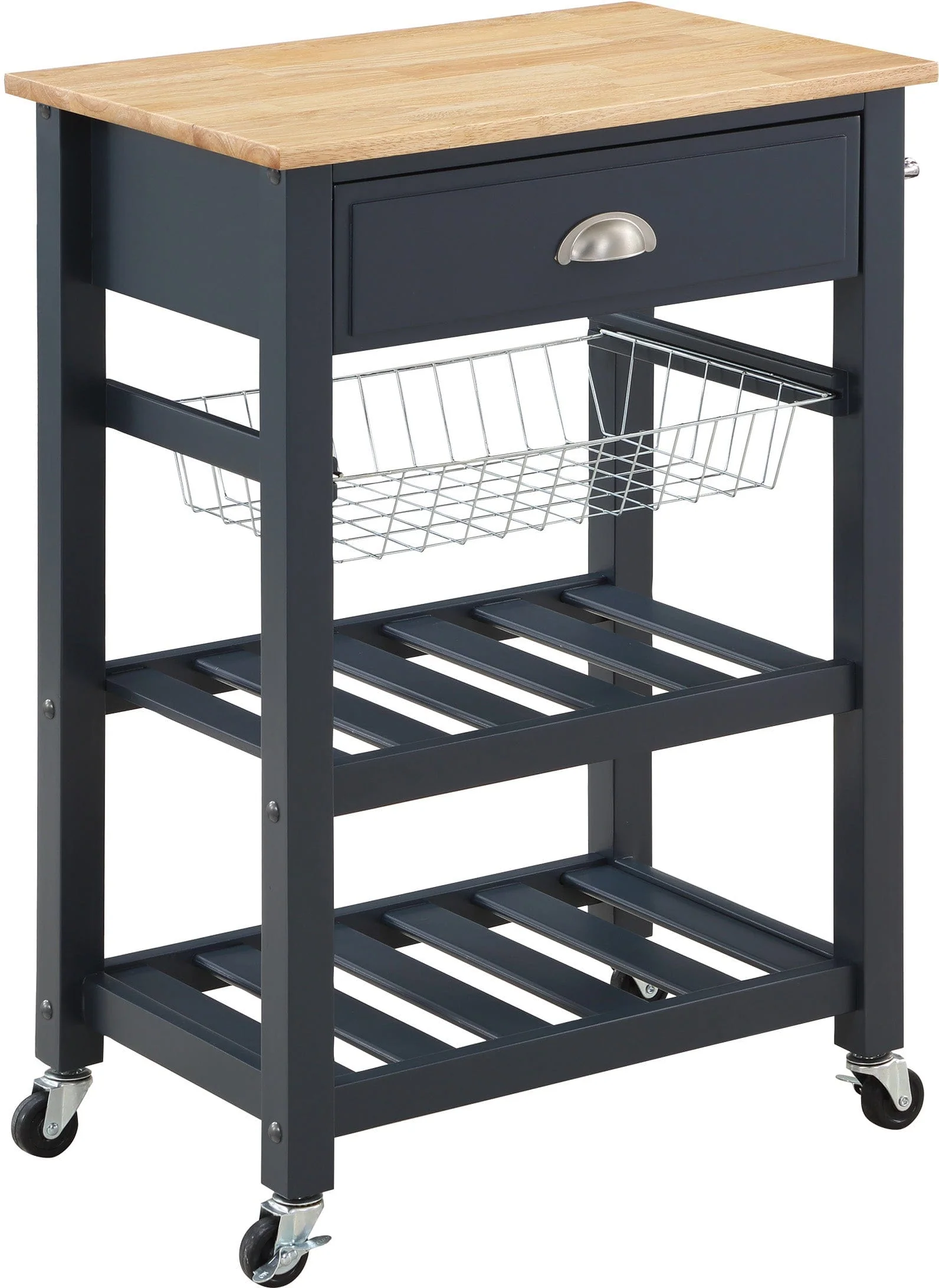 Office Star Hampton Kitchen Cart [HMPNW] - Image 2