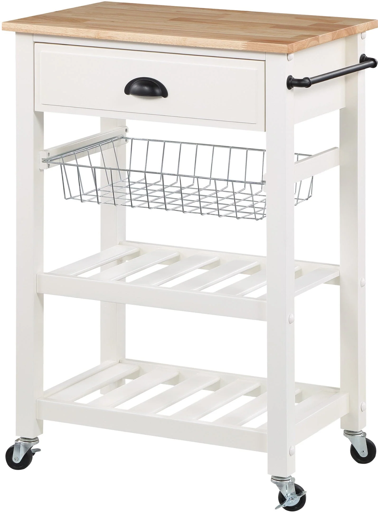 Office Star Hampton Kitchen Cart [HMPNW] - Image 4