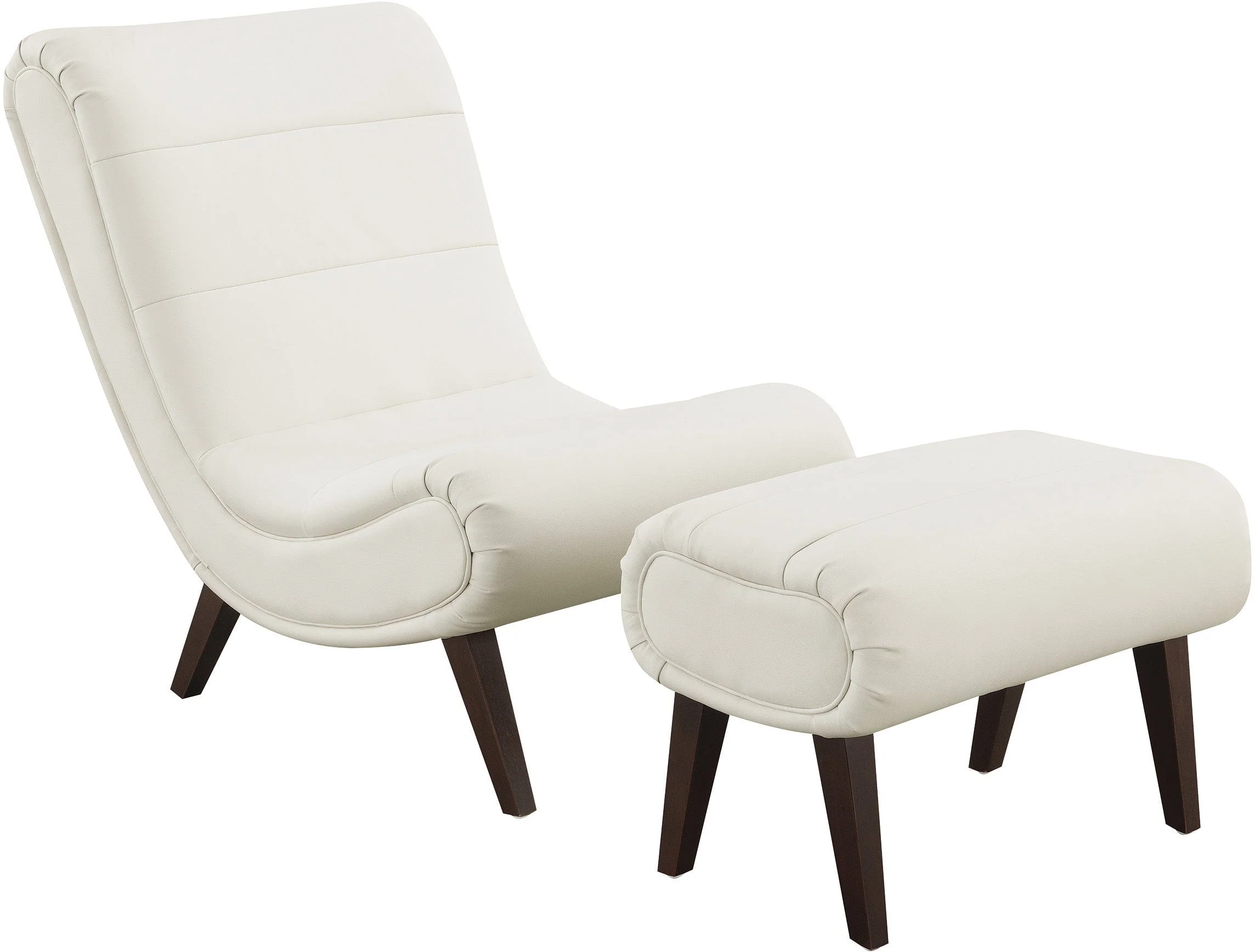 Office Star Hawkins Lounger with Ottoman [HWK] - Image 3