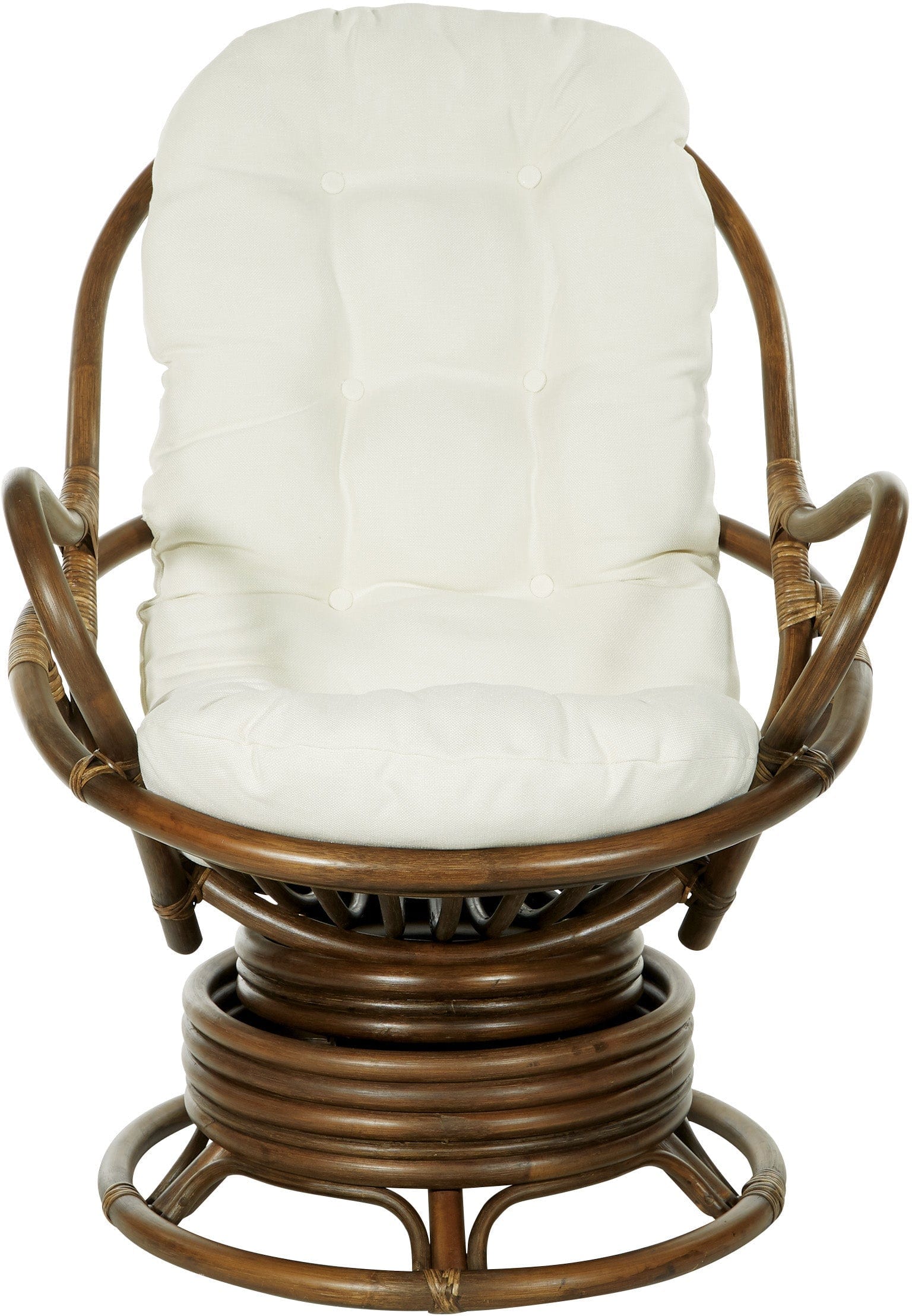 Office Star Kauai Rattan Swivel Rocker Chair [KAU320] - Image 5