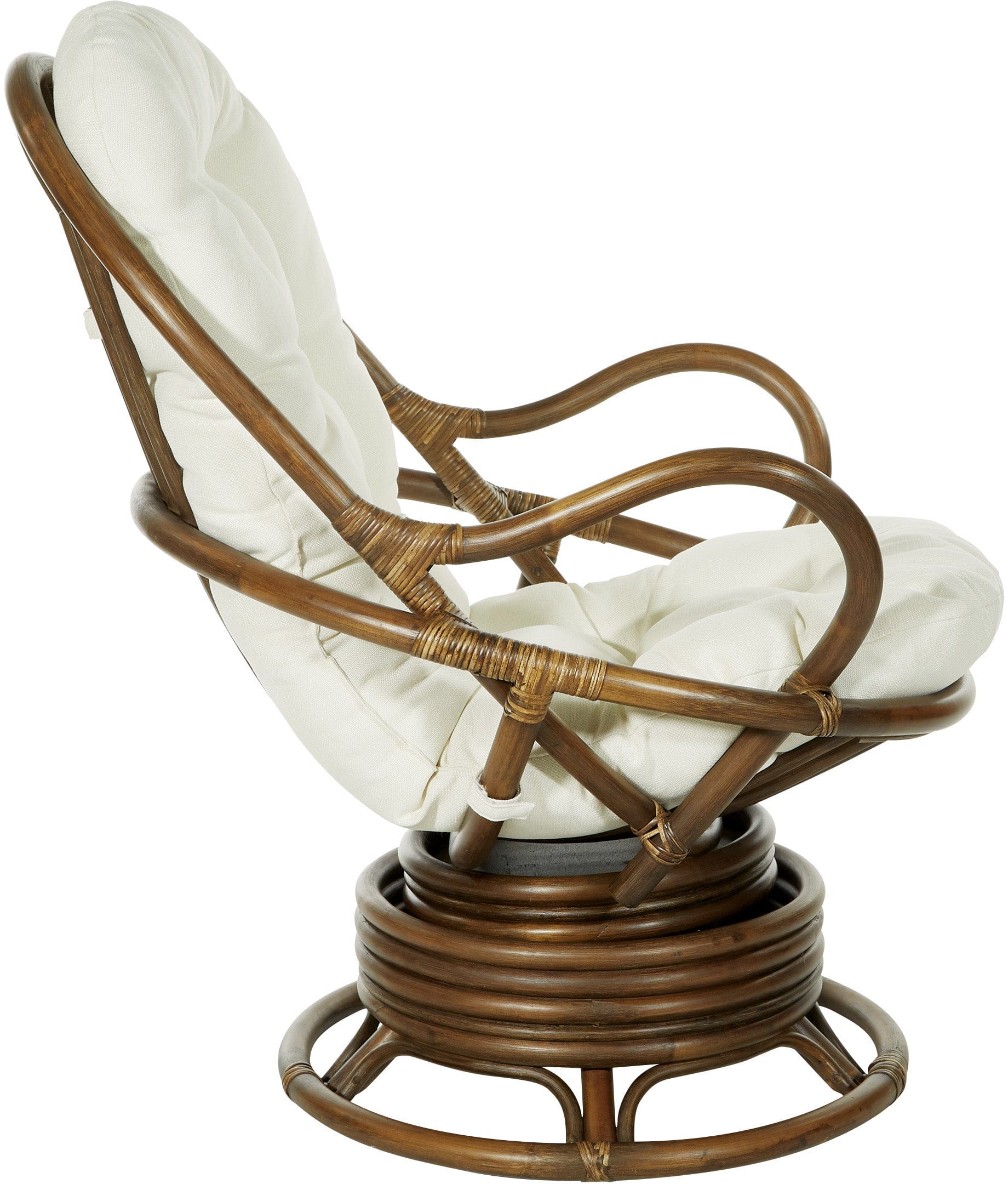 Office Star Kauai Rattan Swivel Rocker Chair [KAU320] - Image 8