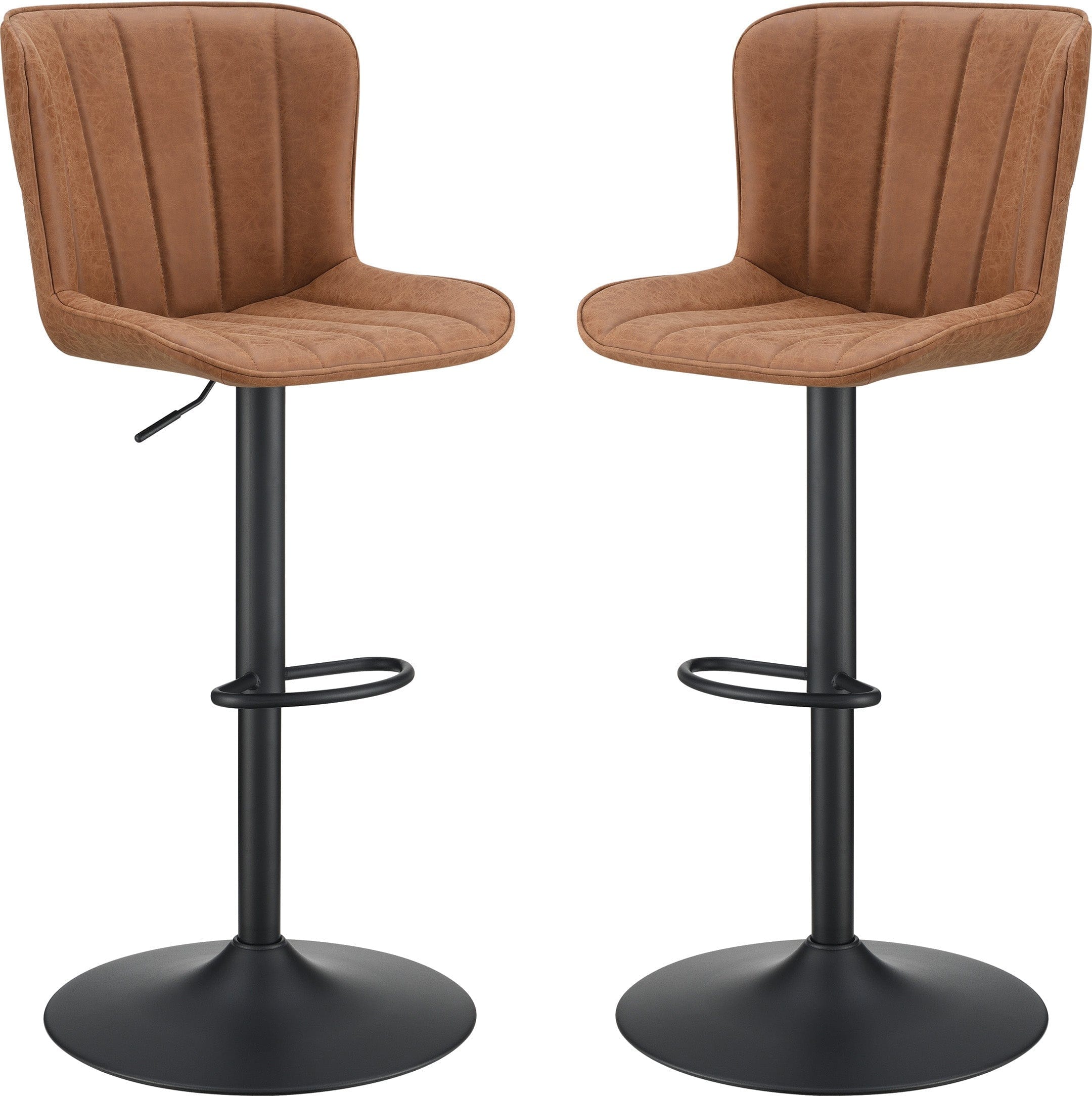 Office Star Kirkdale Height Adjustable Stool, 2-Pack [KRK2] - Image 4