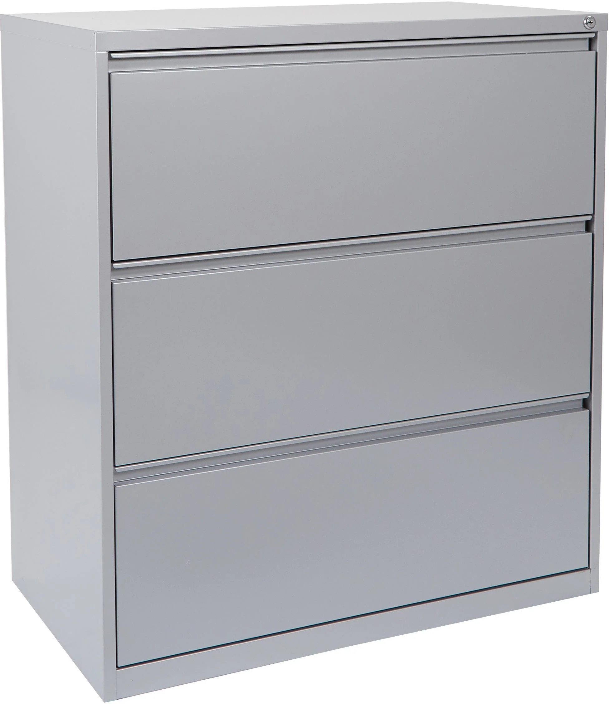 Office Star 3 Drawer Lateral File With Core-Removeable Lock & Adjustable Glides [LF3] - Image 5