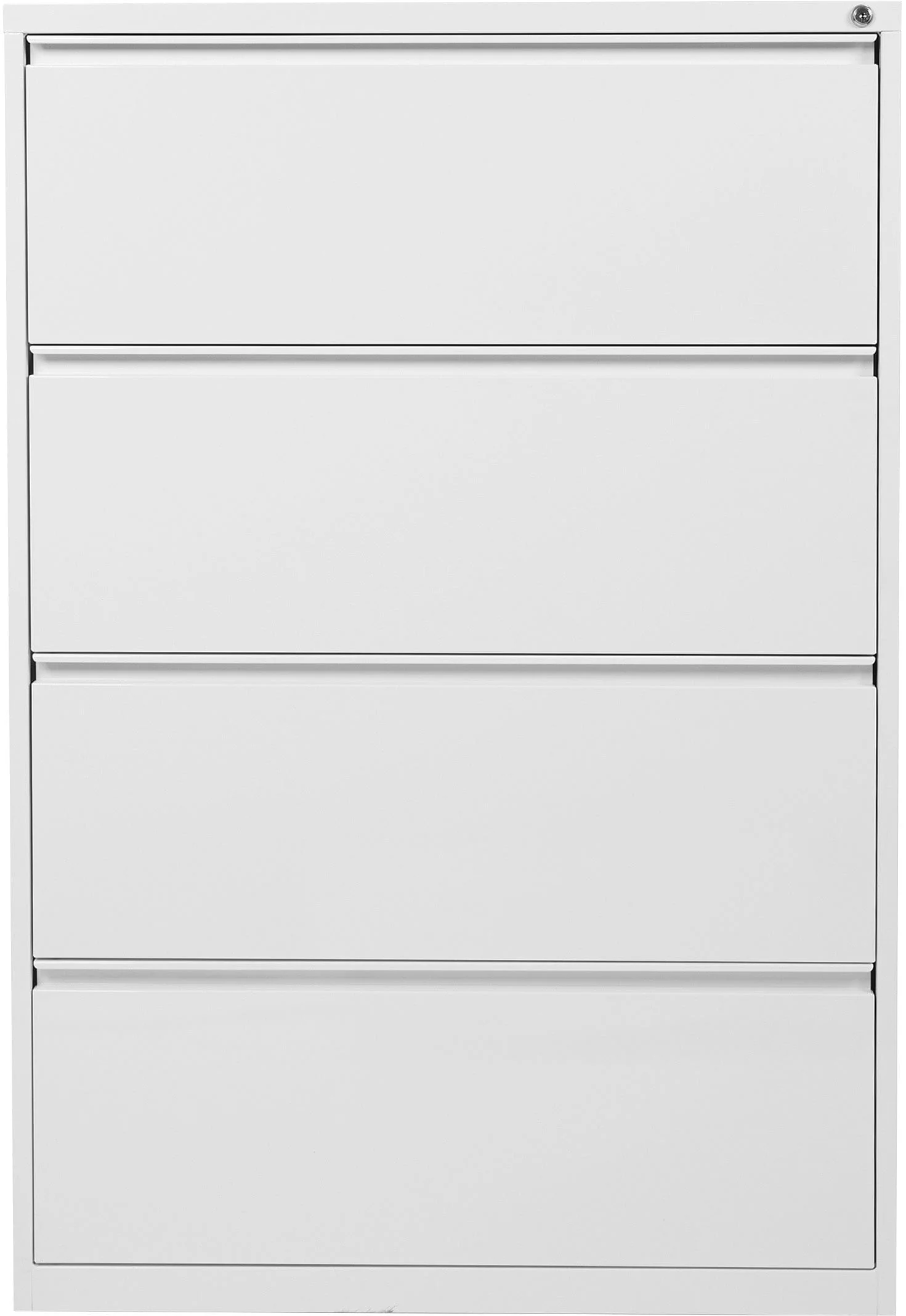 Office Star 4 Drawer Lateral File With Core-Removeable Lock & Adjustable Glides [LF4] - Image 11