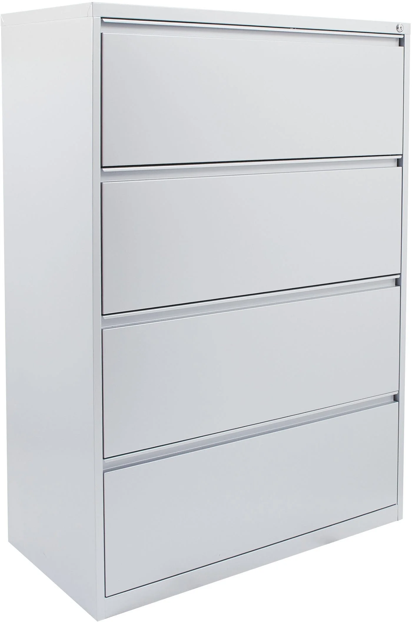 Office Star 4 Drawer Lateral File With Core-Removeable Lock & Adjustable Glides [LF4] - Image 5