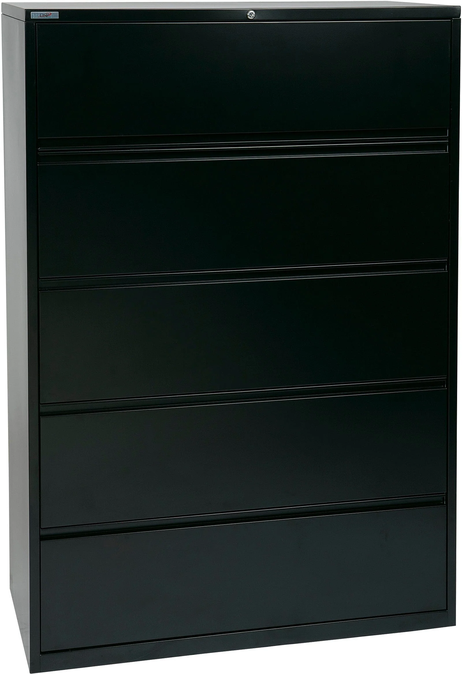 Office Star 5 Drawer Lateral File With Core-Removeable Lock & Adjustable Glides [LF5] - Image 5