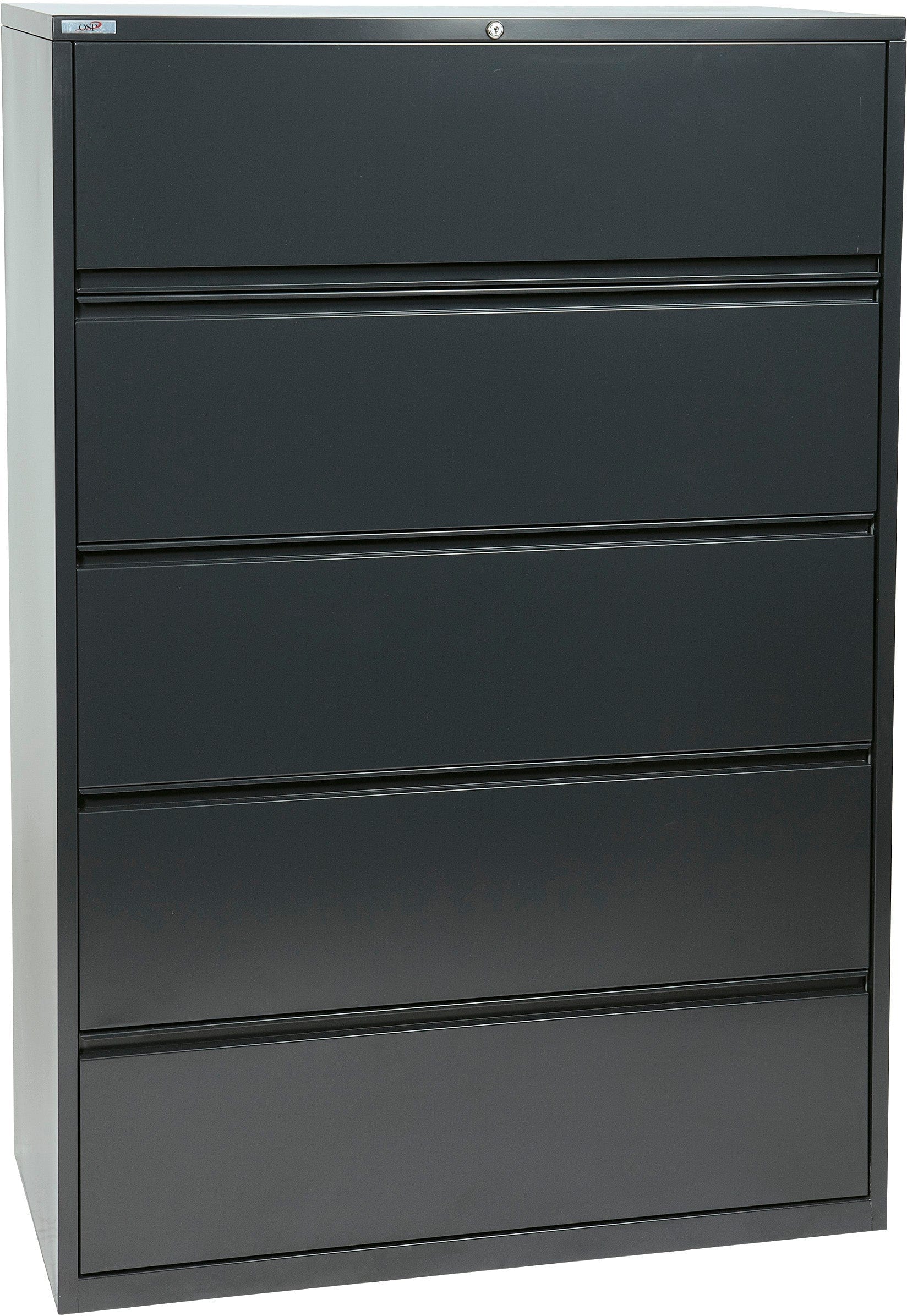 Office Star 5 Drawer Lateral File With Core-Removeable Lock & Adjustable Glides [LF5] - Image 7
