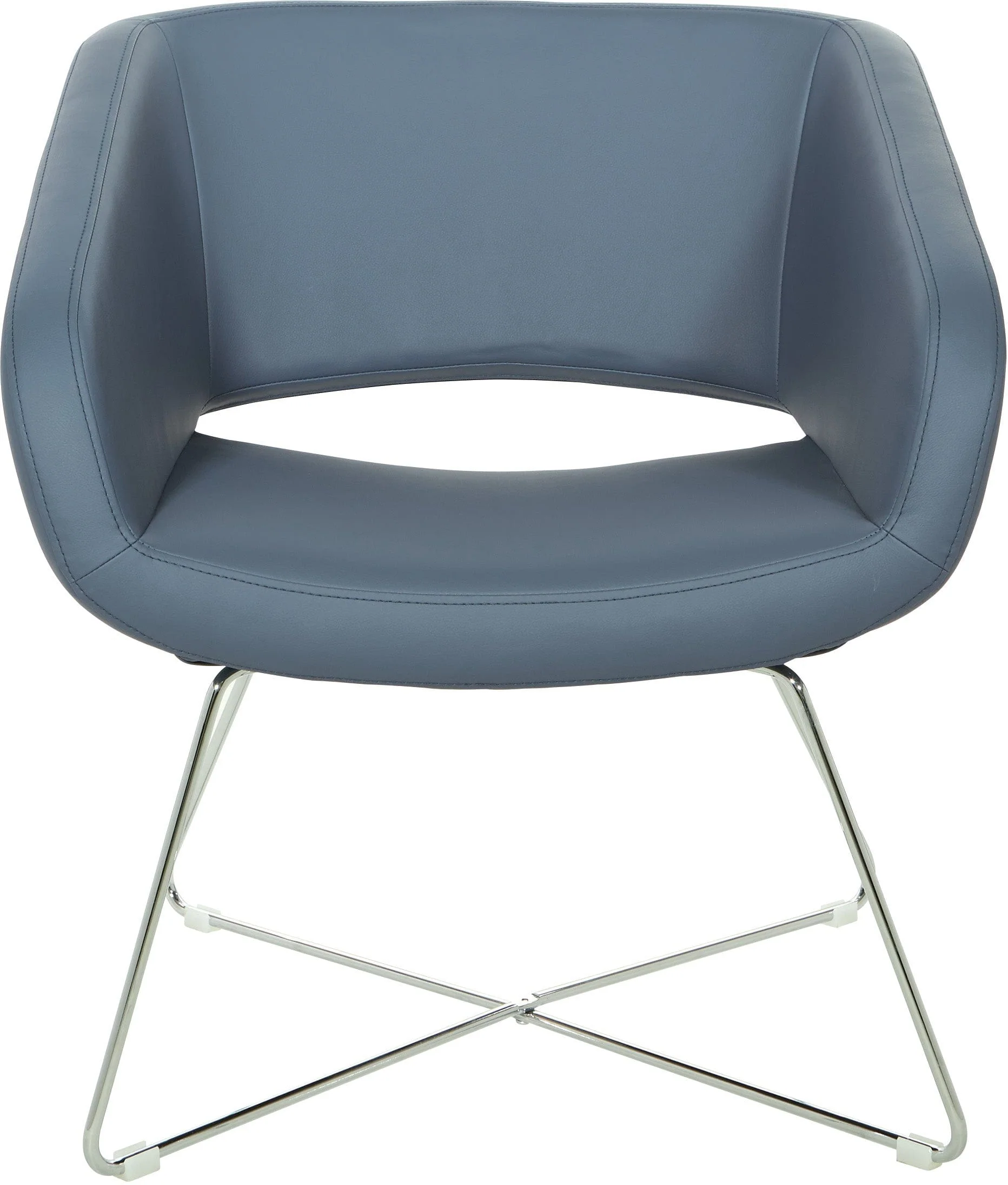 Office Star Faux Leather Lounge Chair [LRL] - Image 5