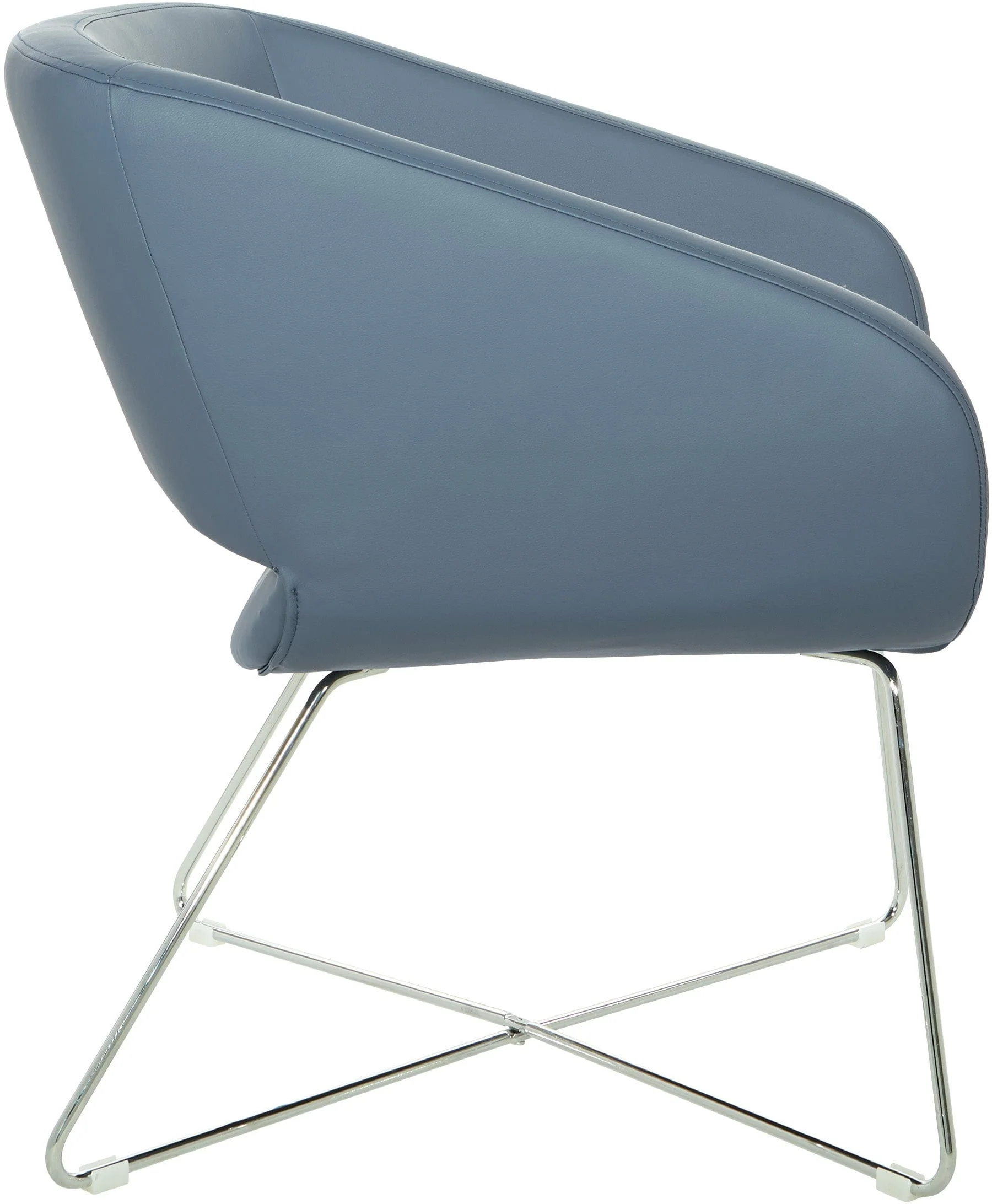 Office Star Faux Leather Lounge Chair [LRL] - Image 8