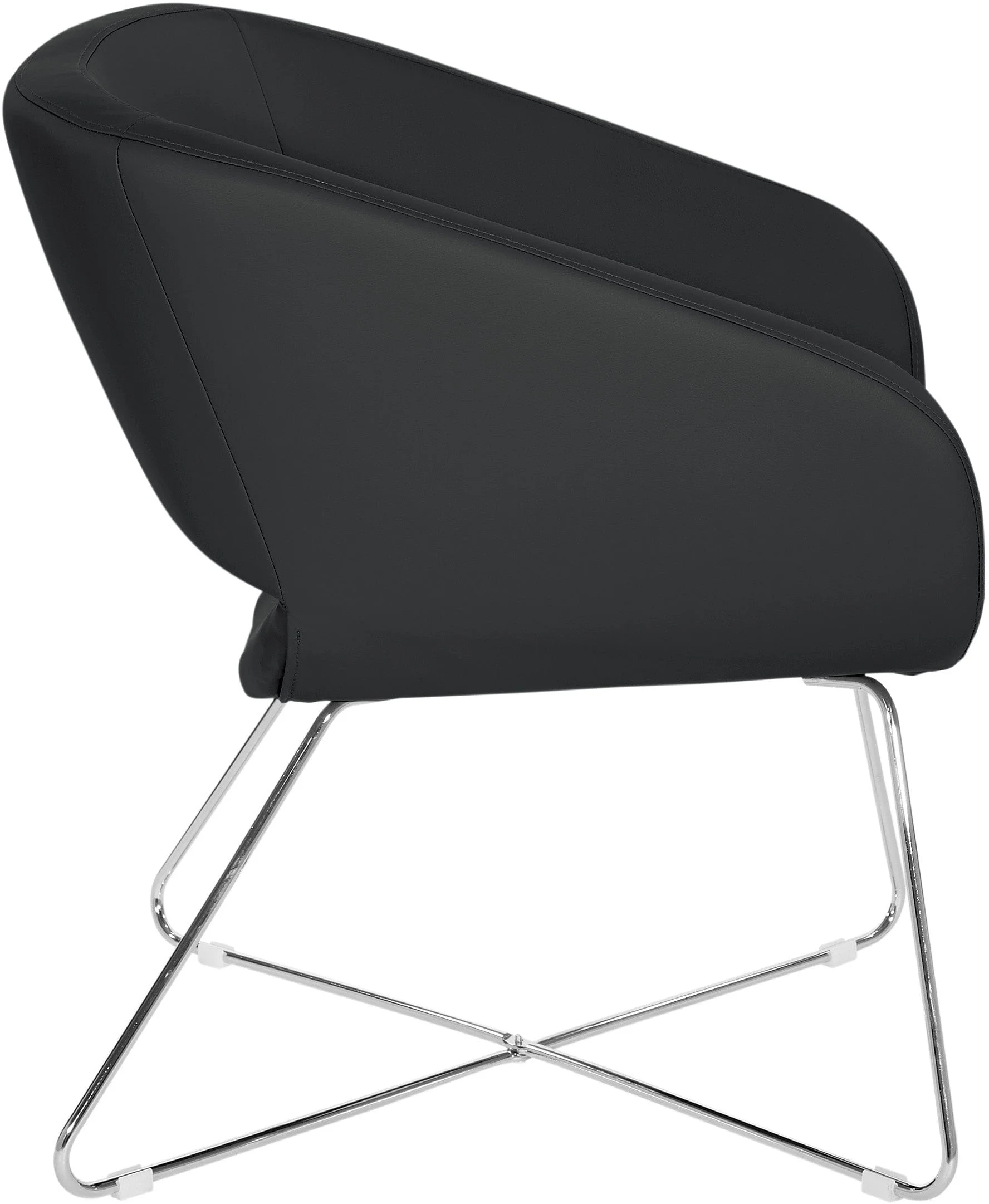 Office Star Faux Leather Lounge Chair [LRL] - Image 9