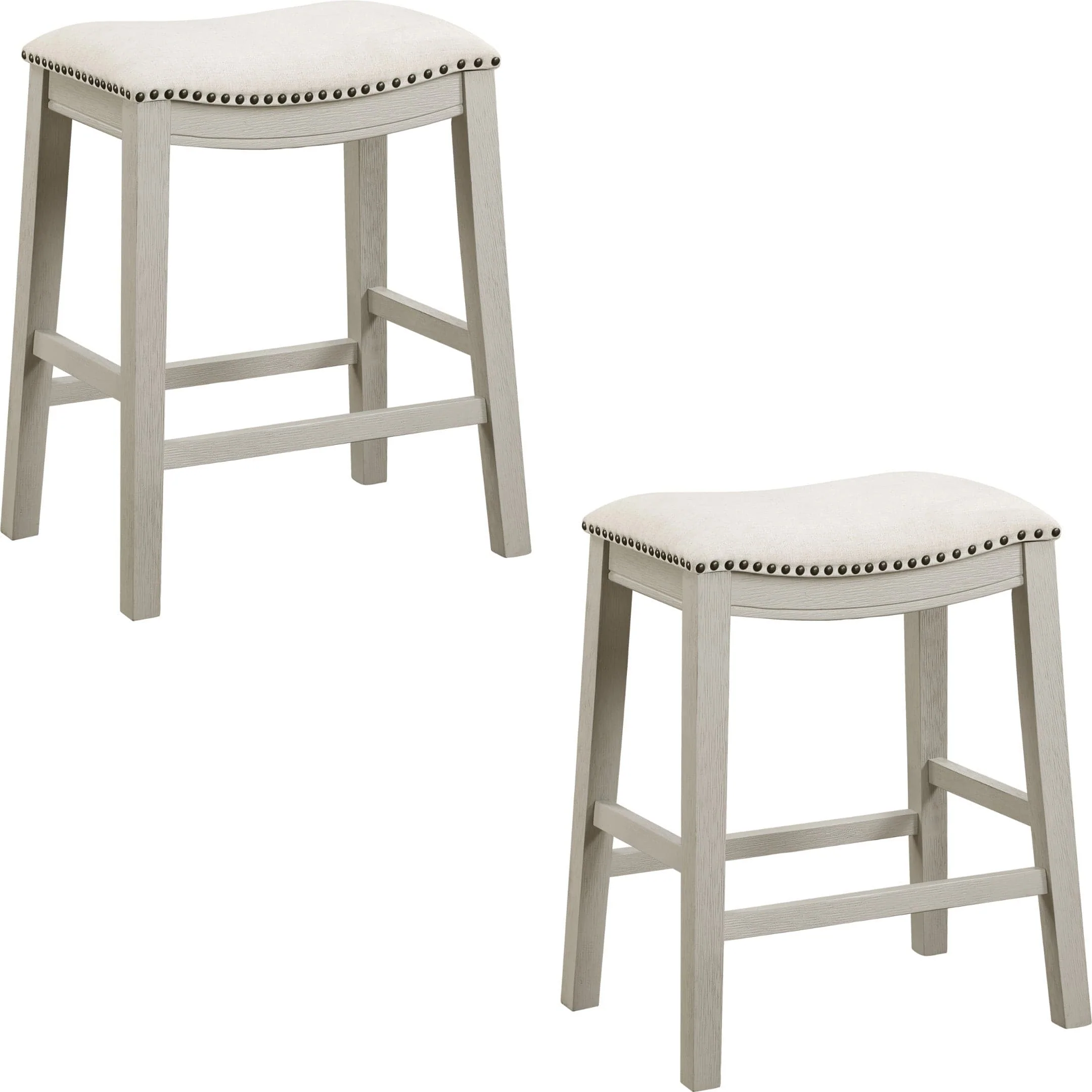 Office Star Saddle Stool, 2-Pack [MET]