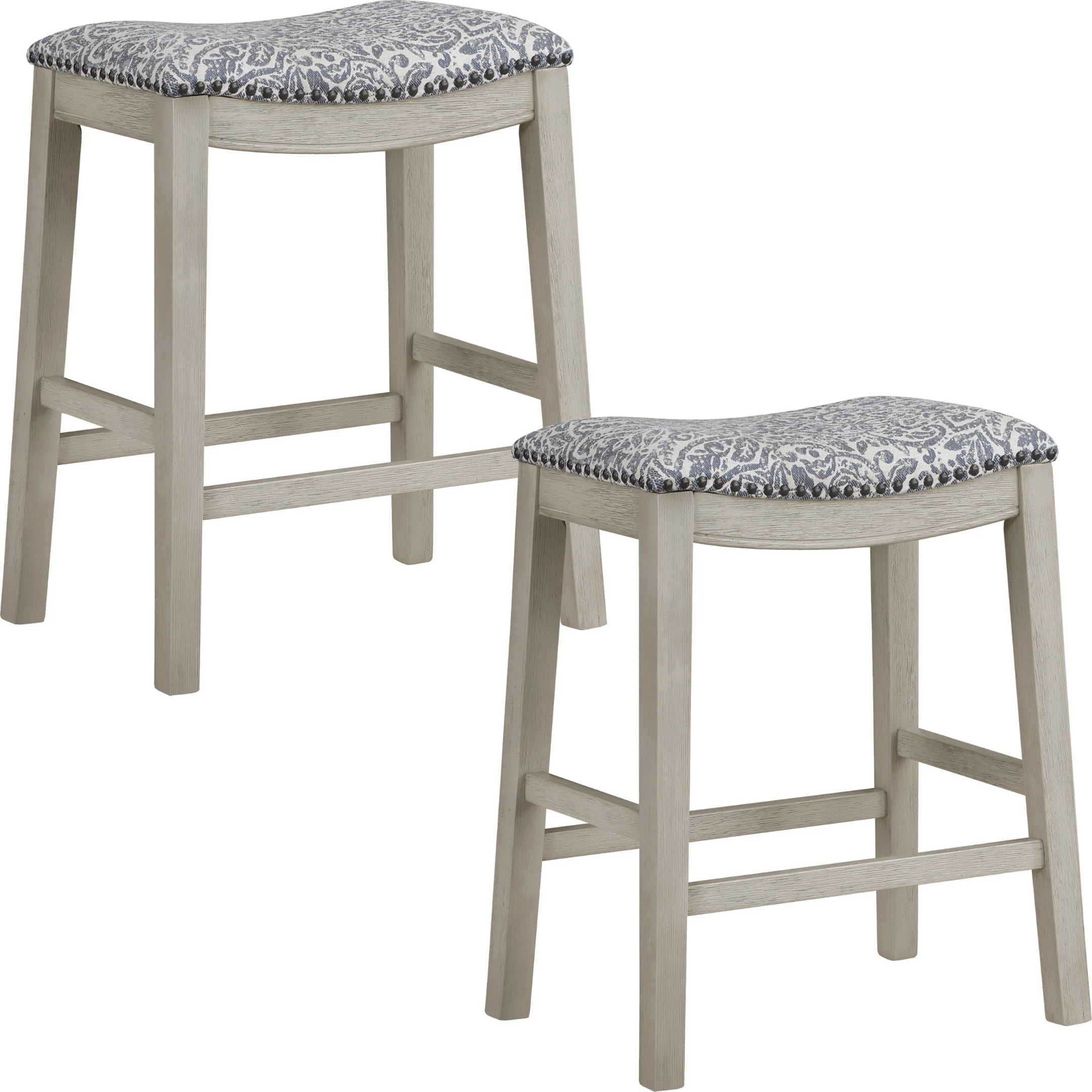 Office Star Saddle Stool, 2-Pack [MET] - Image 2