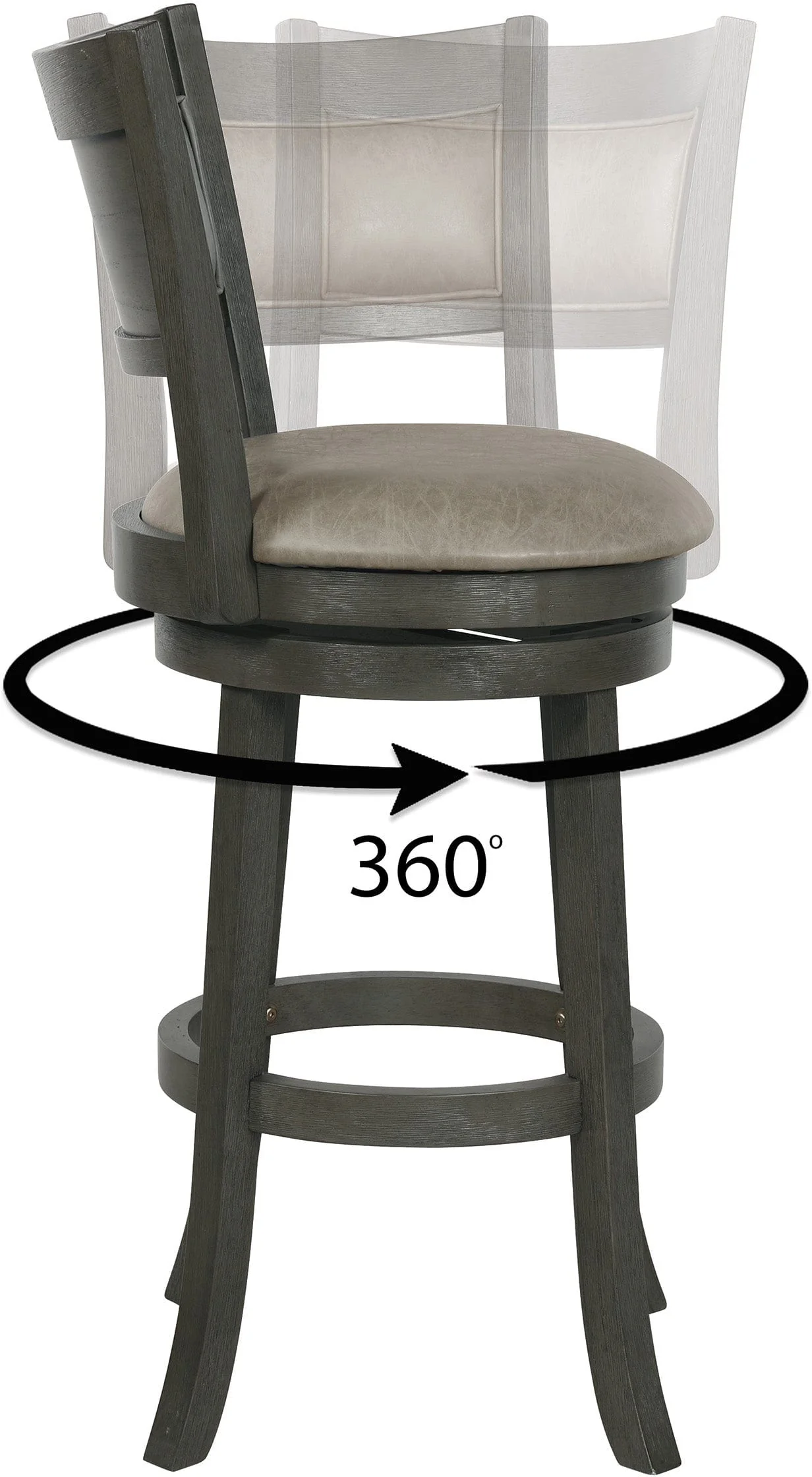 Office Star Swivel Stool 30" [MET12] - Image 7