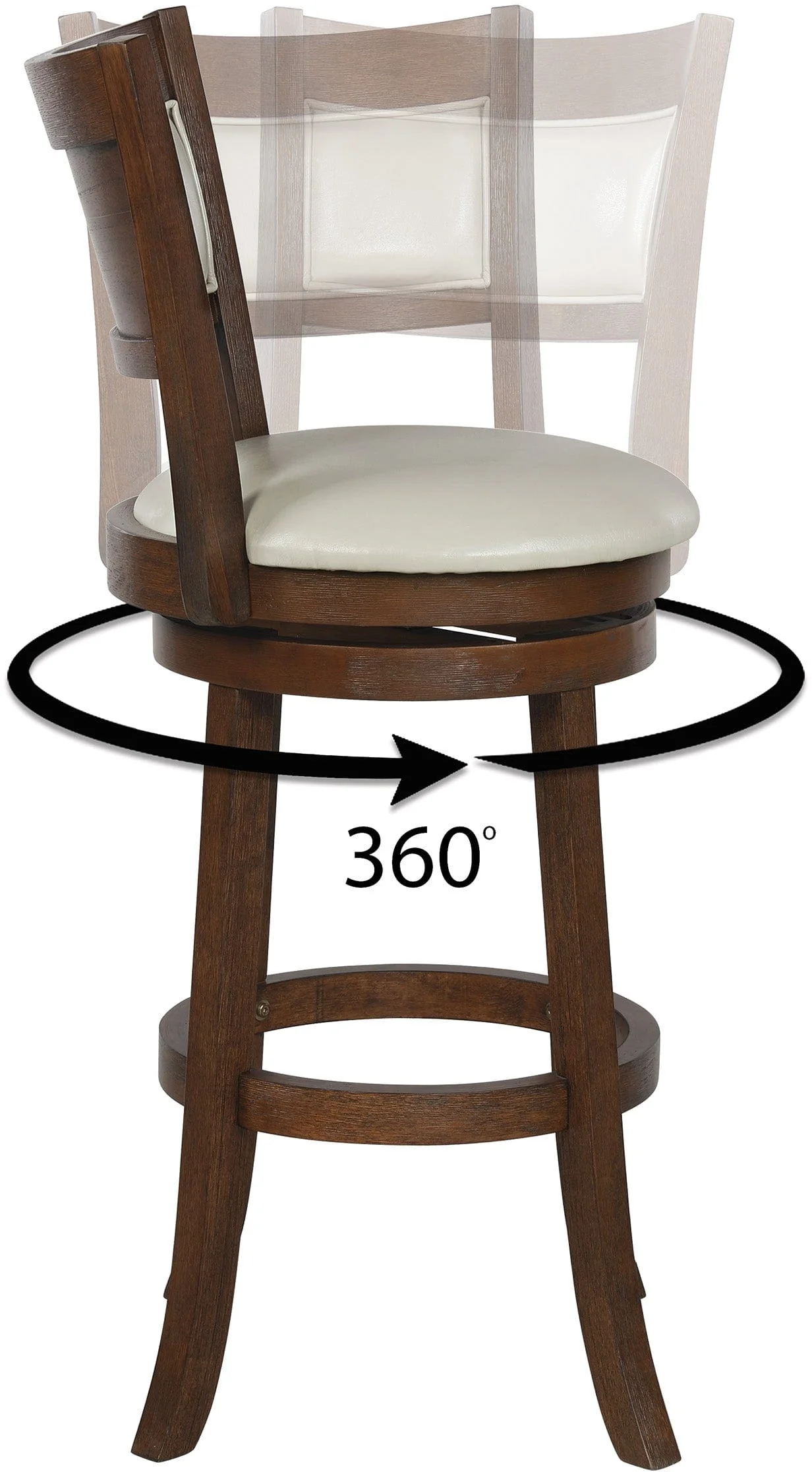 Office Star Swivel Stool 30" [MET12] - Image 8