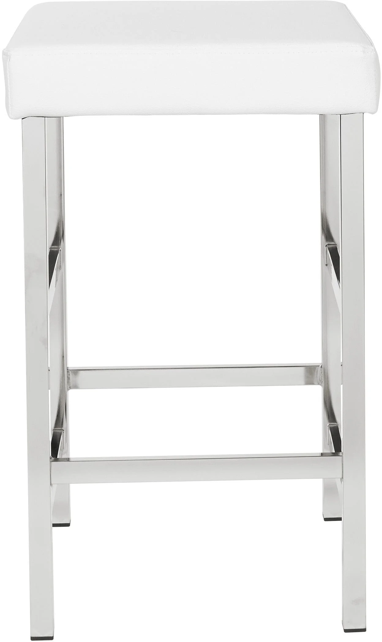 Office Star Polished Chrome Backless Stool [MET13] - Image 10