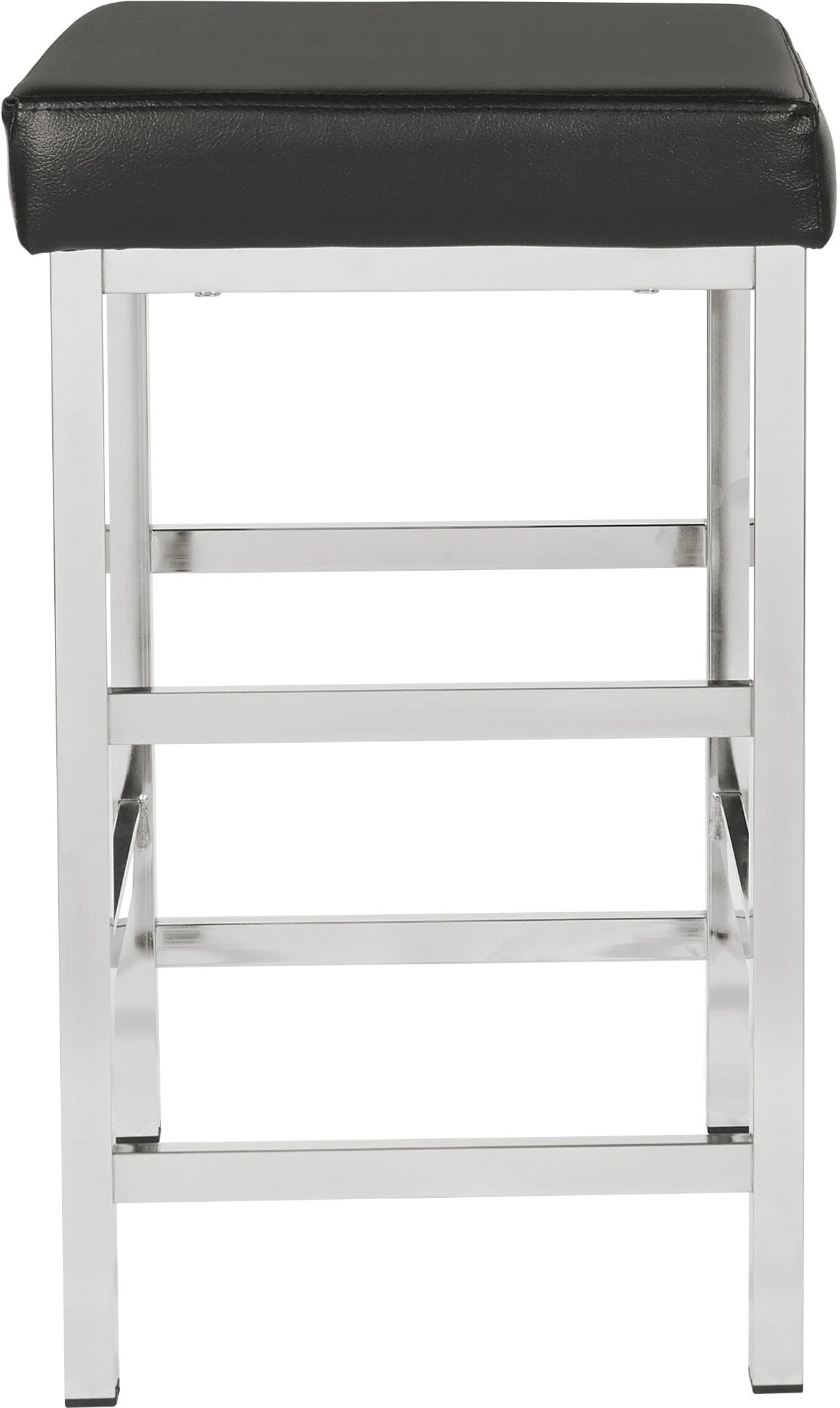 Office Star Polished Chrome Backless Stool [MET13] - Image 5