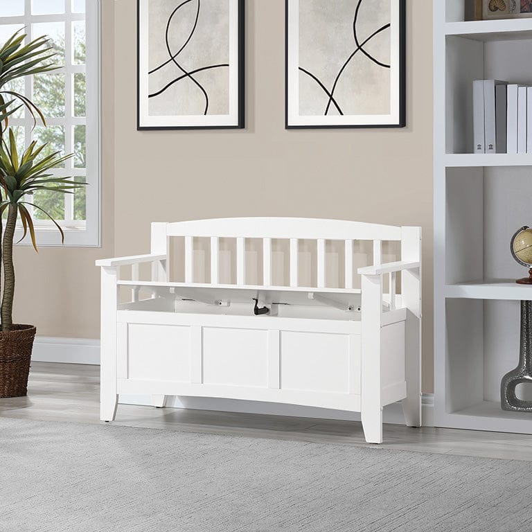 OSP Designs Metro Entry Way Wooden Bench [MET41] - Image 6