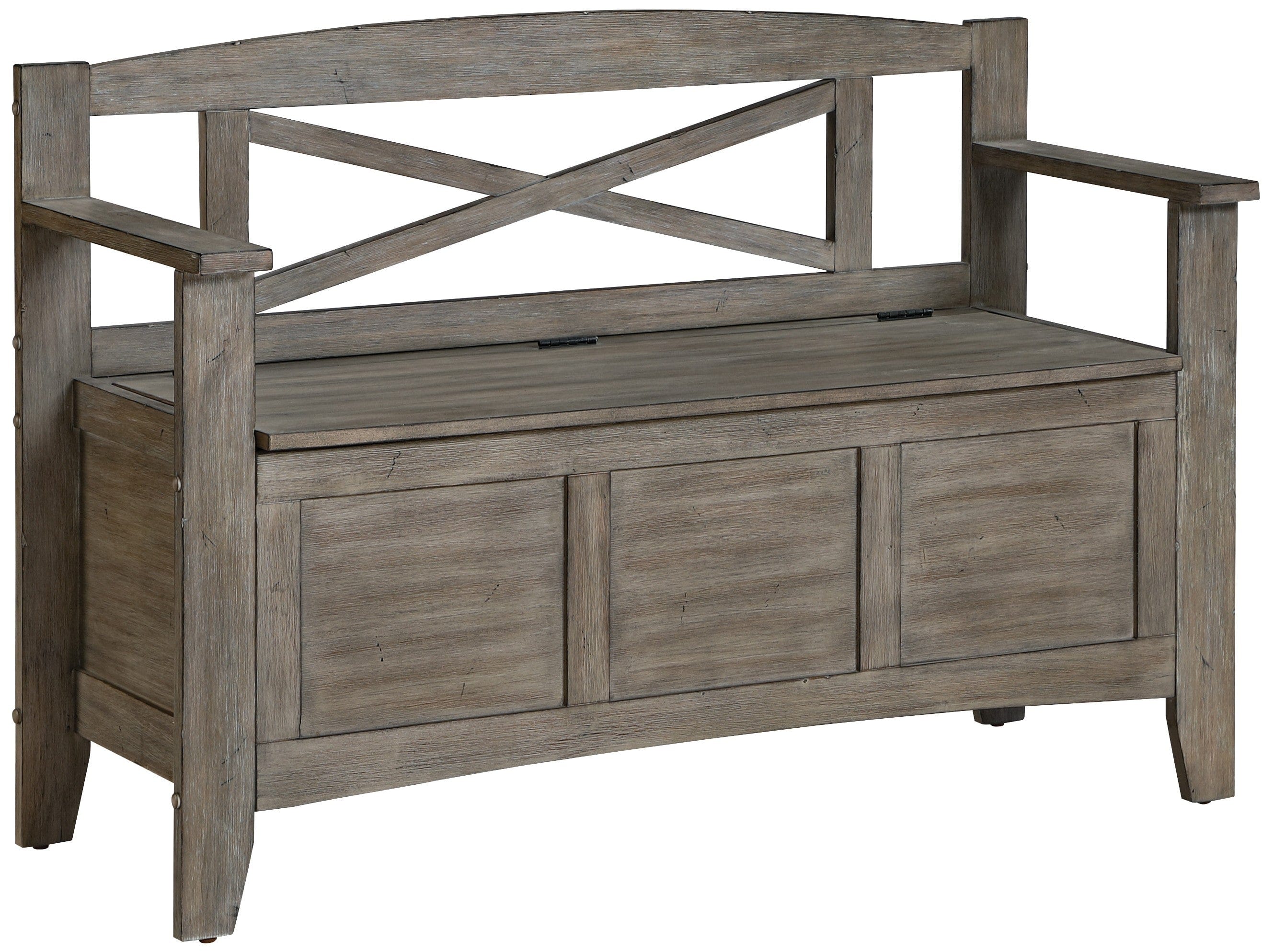 OSP Designs Metro Entry Way Bench Black [MET42] - Image 19