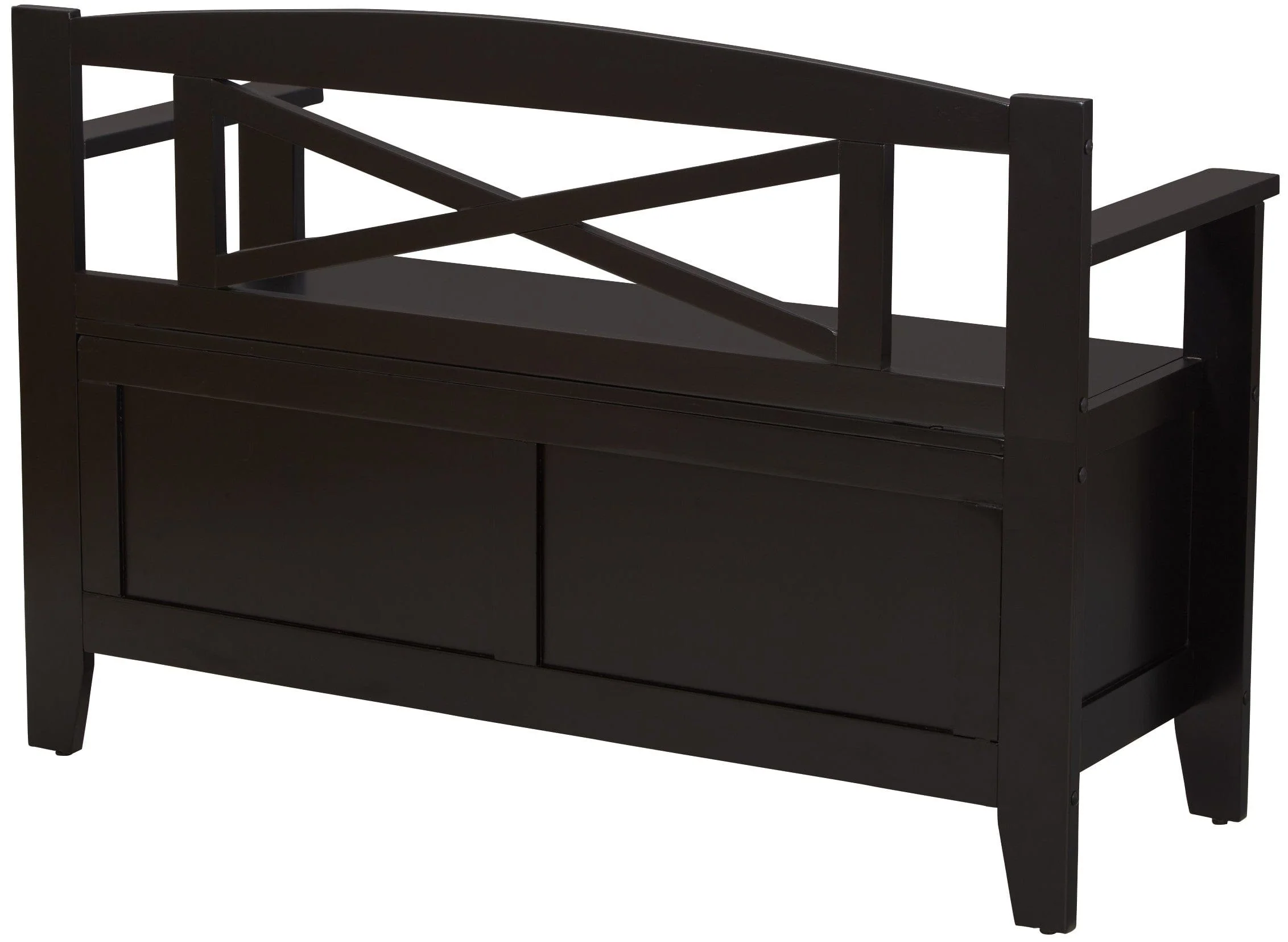 OSP Designs Metro Entry Way Bench Black [MET42] - Image 8