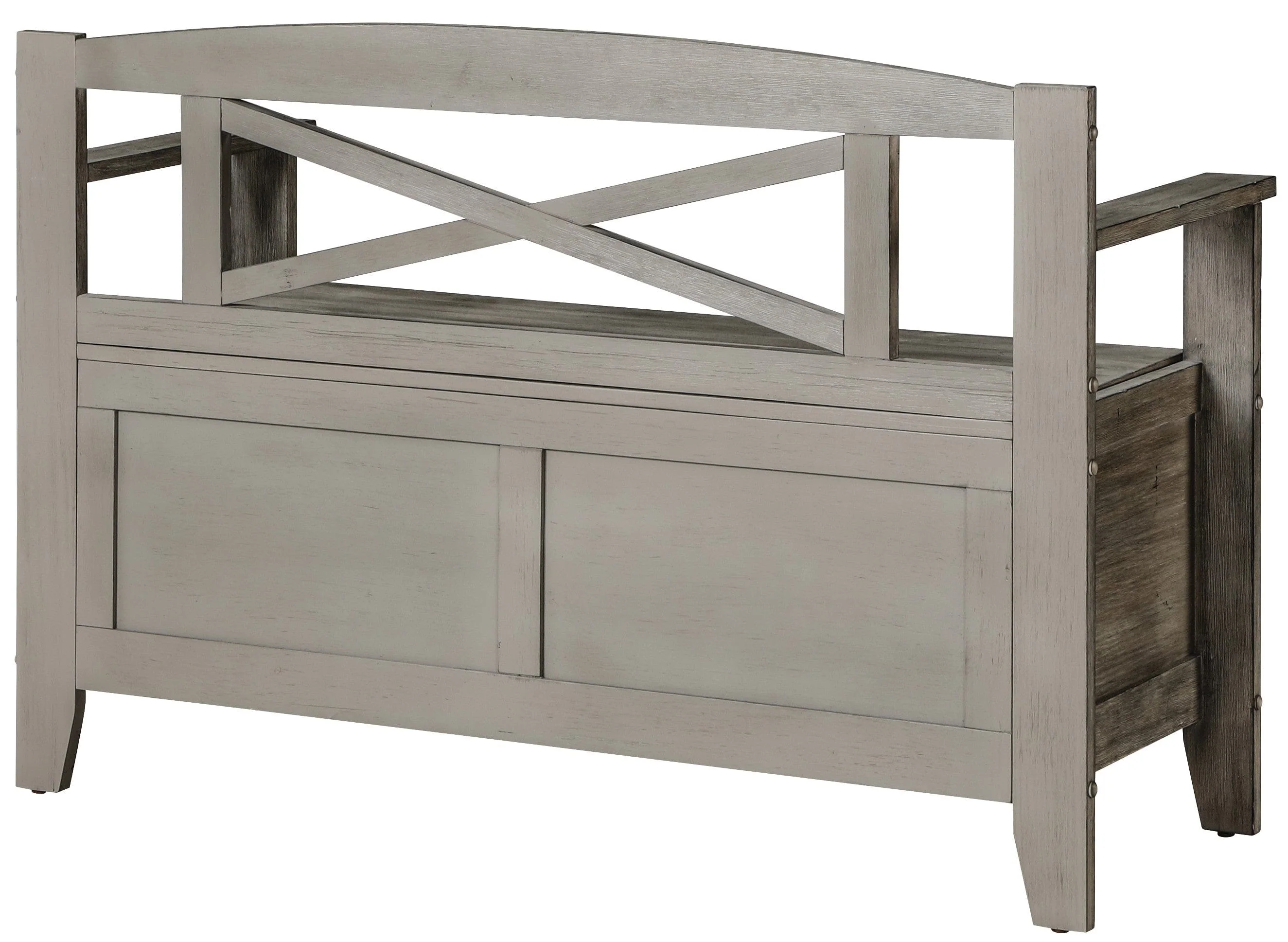 OSP Designs Metro Entry Way Bench Black [MET42] - Image 9