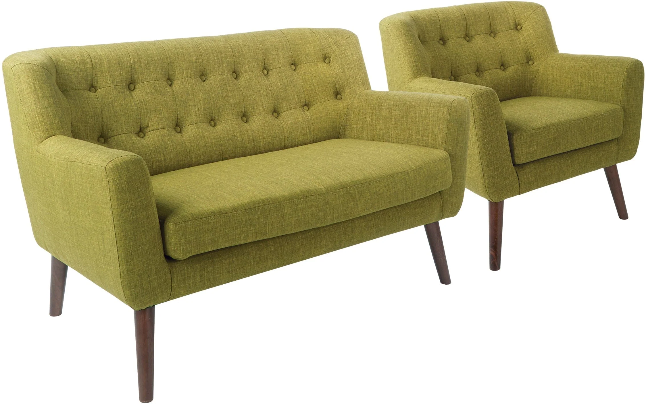 Office Star Mill Lane Chair and Loveseat Set [MLL3]