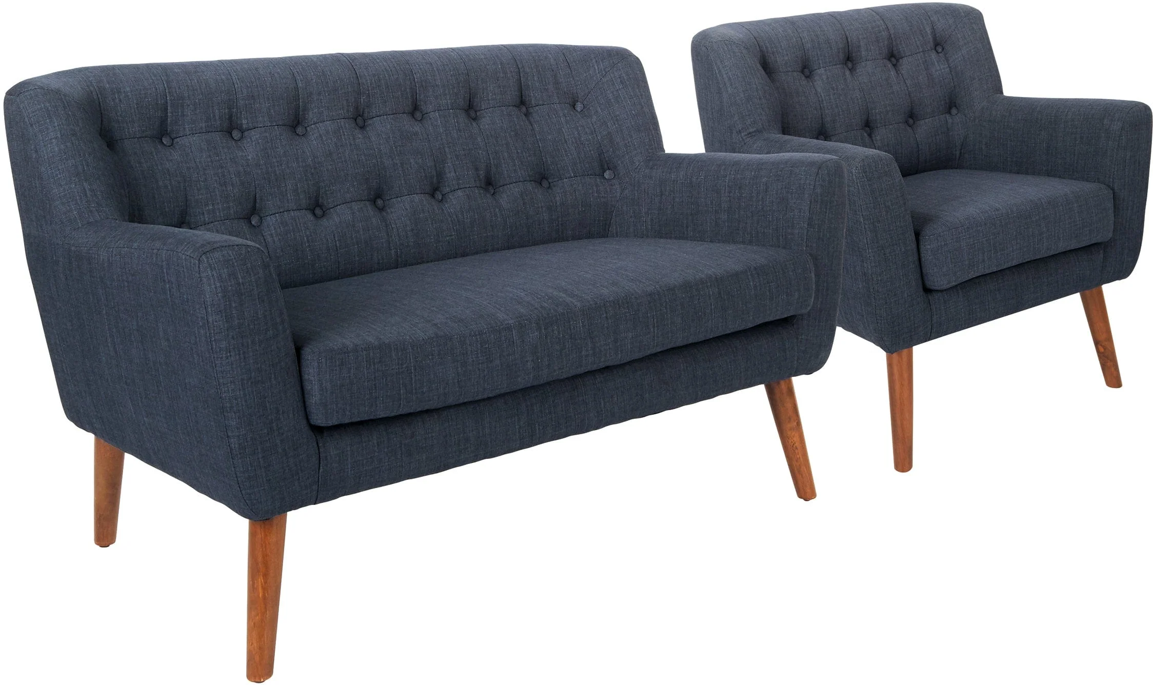 Office Star Mill Lane Chair and Loveseat Set [MLL3] - Image 2